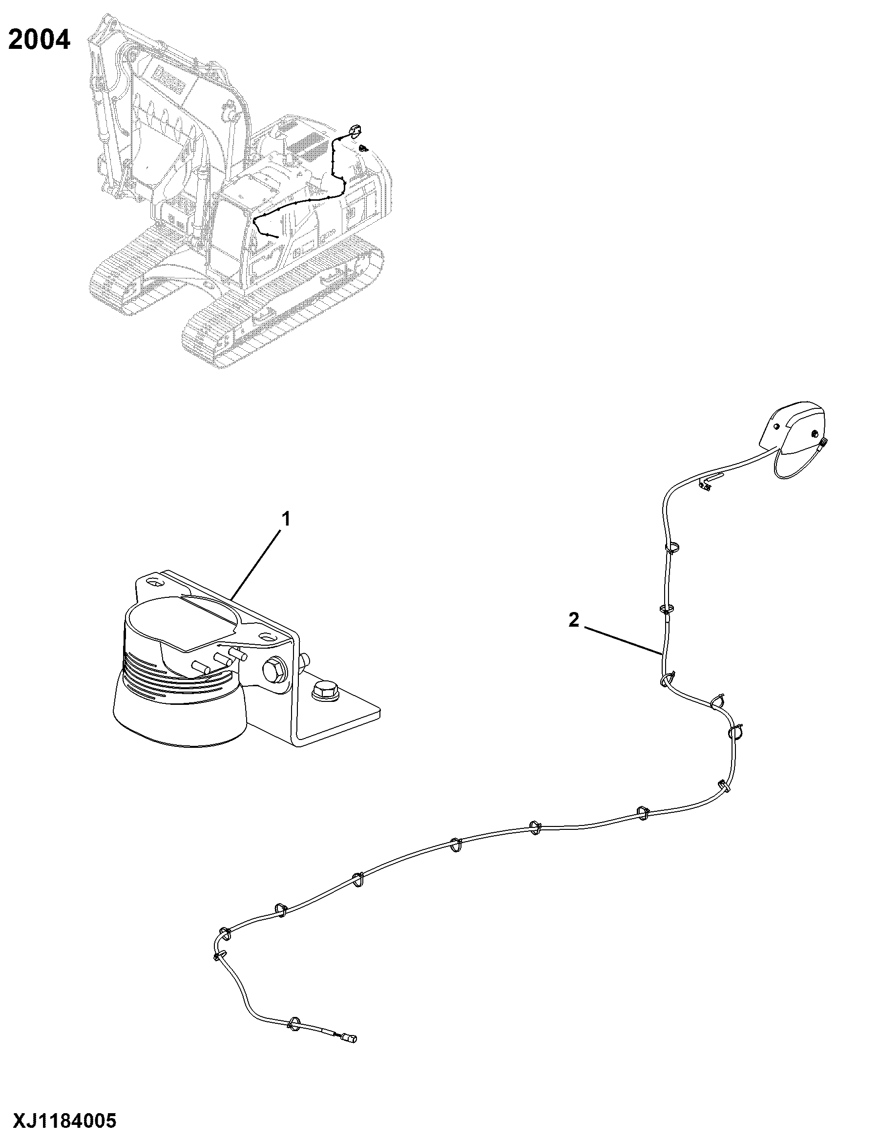 2004 Warning Devices Including Horn & Reverse Alarm