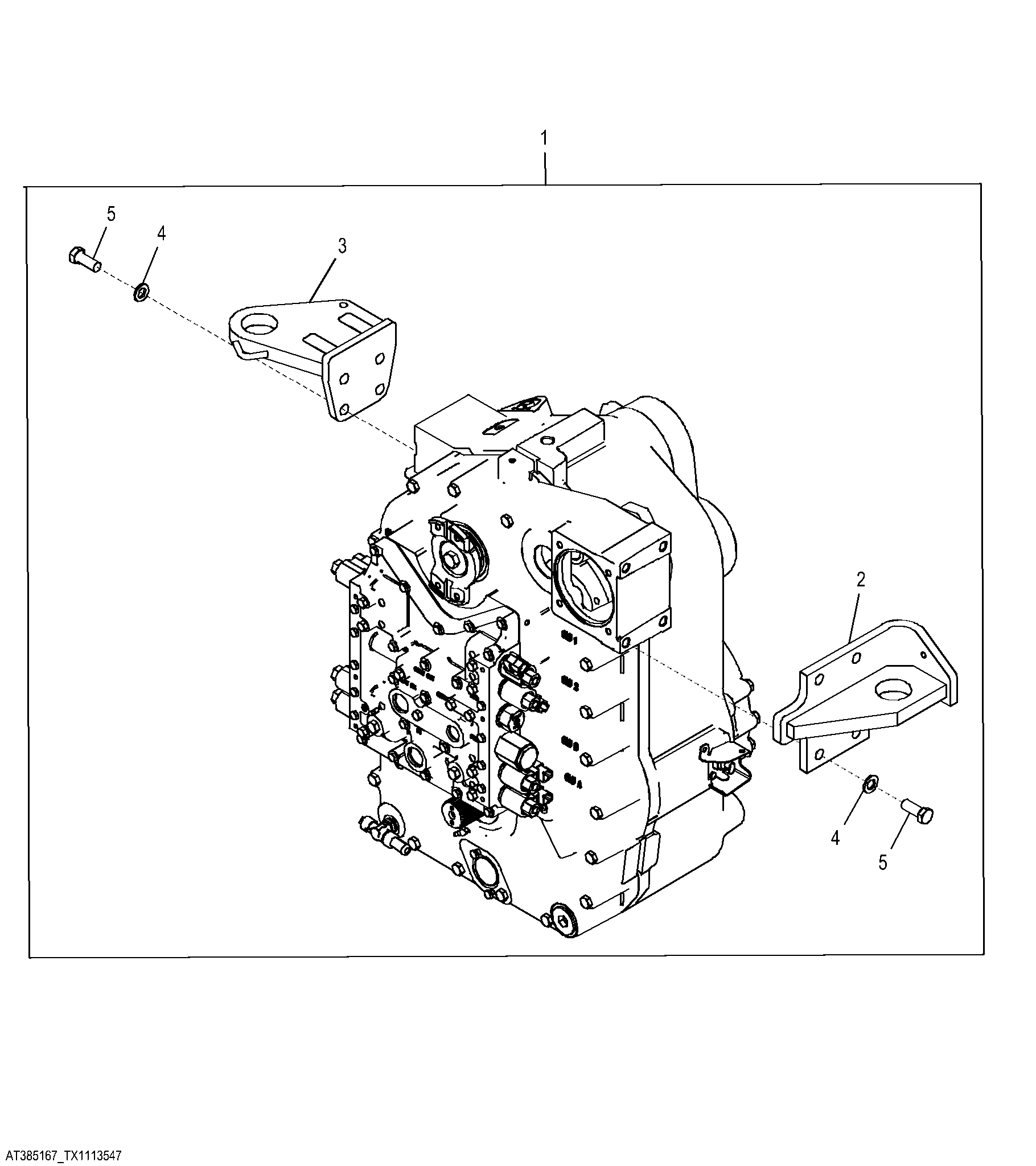 Transmission Mounts W/ Lockup Torque Converter