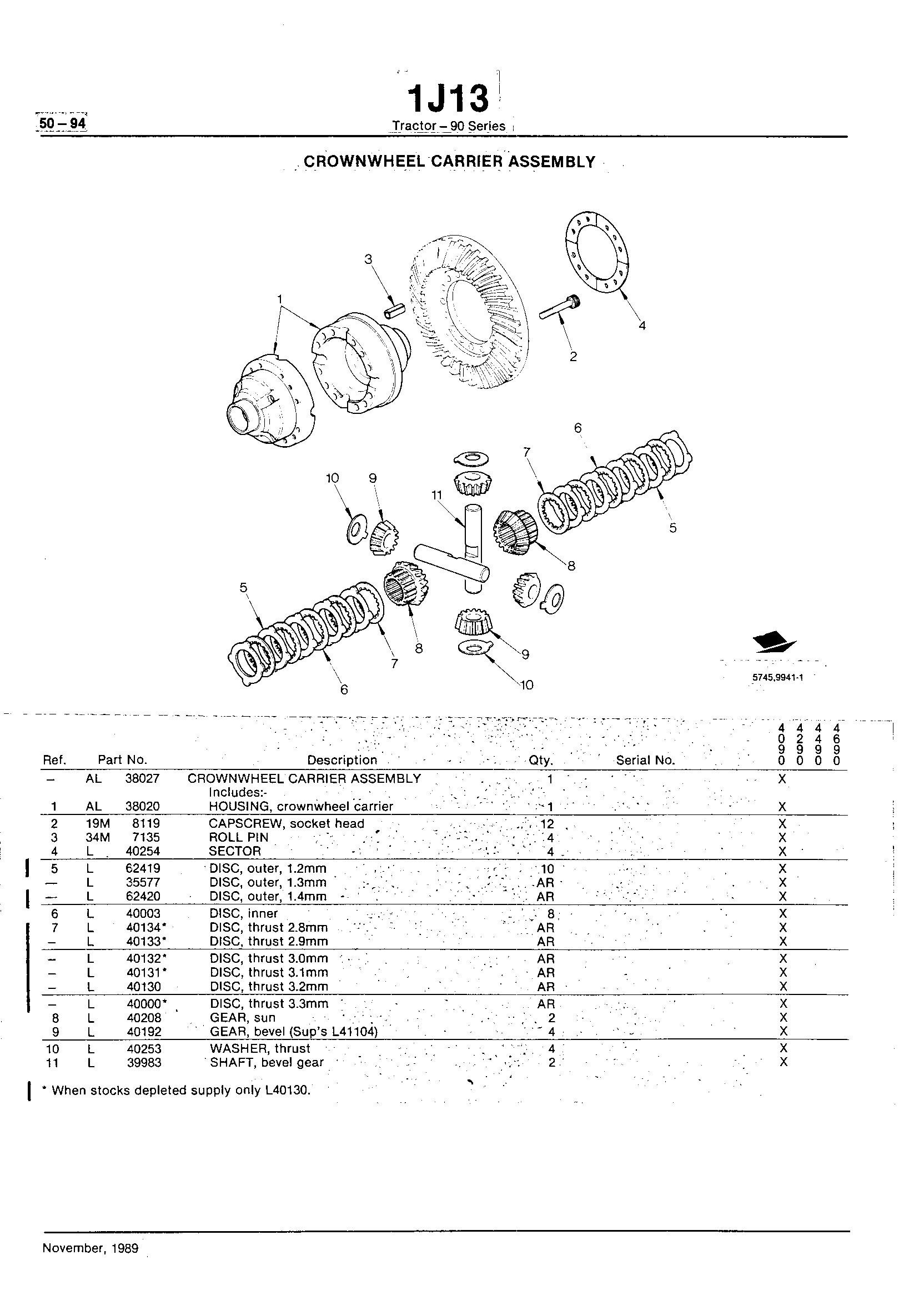 Power Train Crownwheel Carrier Assembly