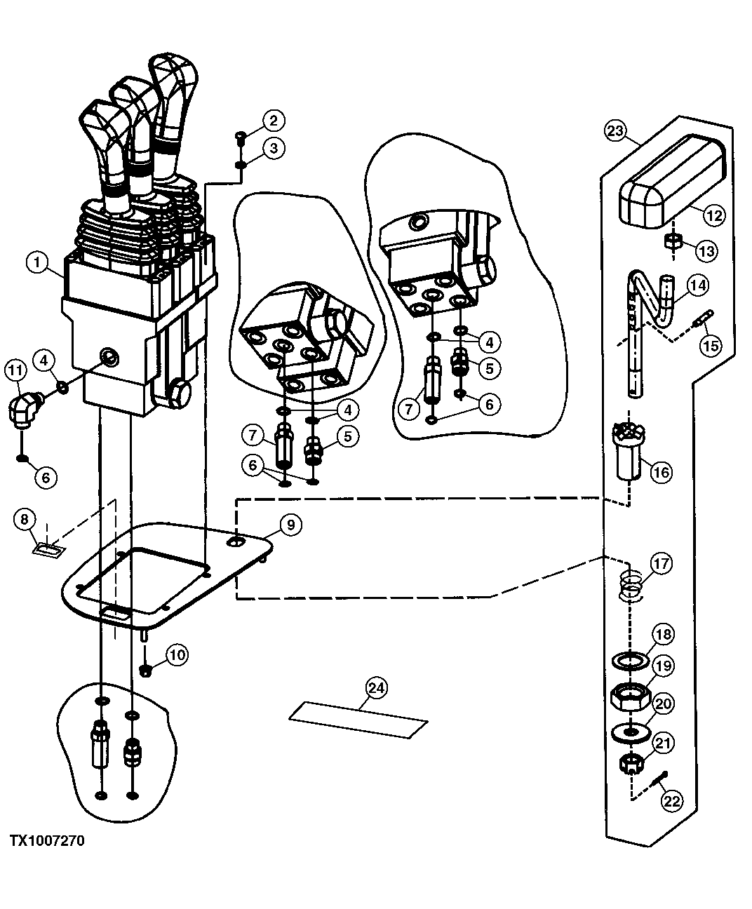 Two Lever Pilot Controller Mounting ( - 562230)