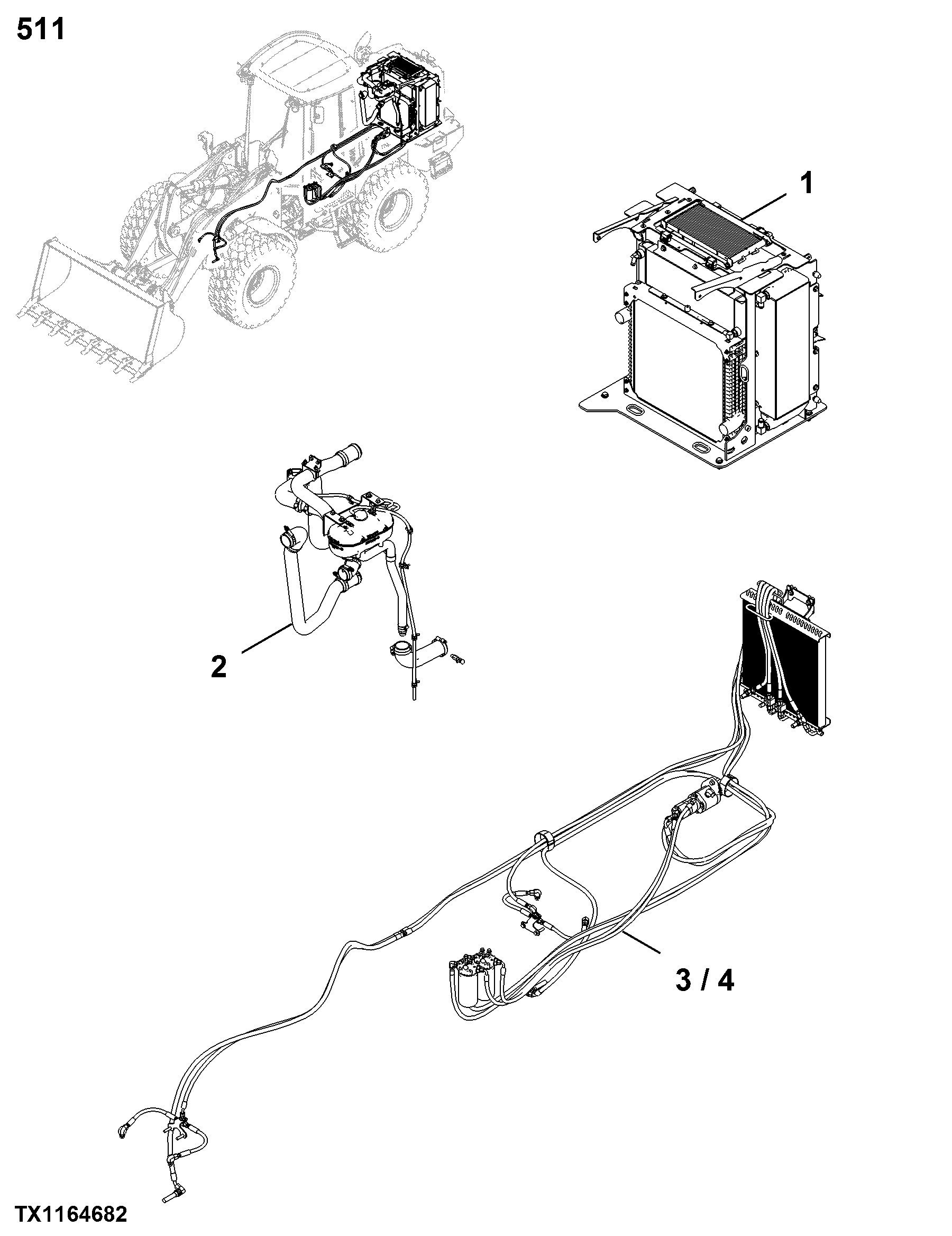 0511 Radiator & Fan Shroud