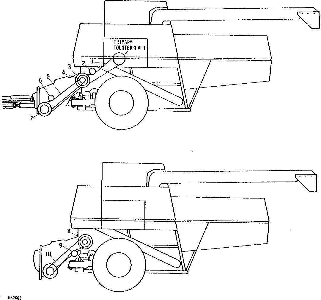 Feeder House Drive Belts, Sheaves, Idlers and Tighteners (Regular Fixed)
