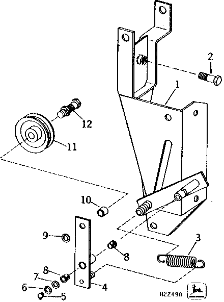 ENGINE FAN COUNTERSHAFT DRIVE TIGHTENER (11501 - 105800)