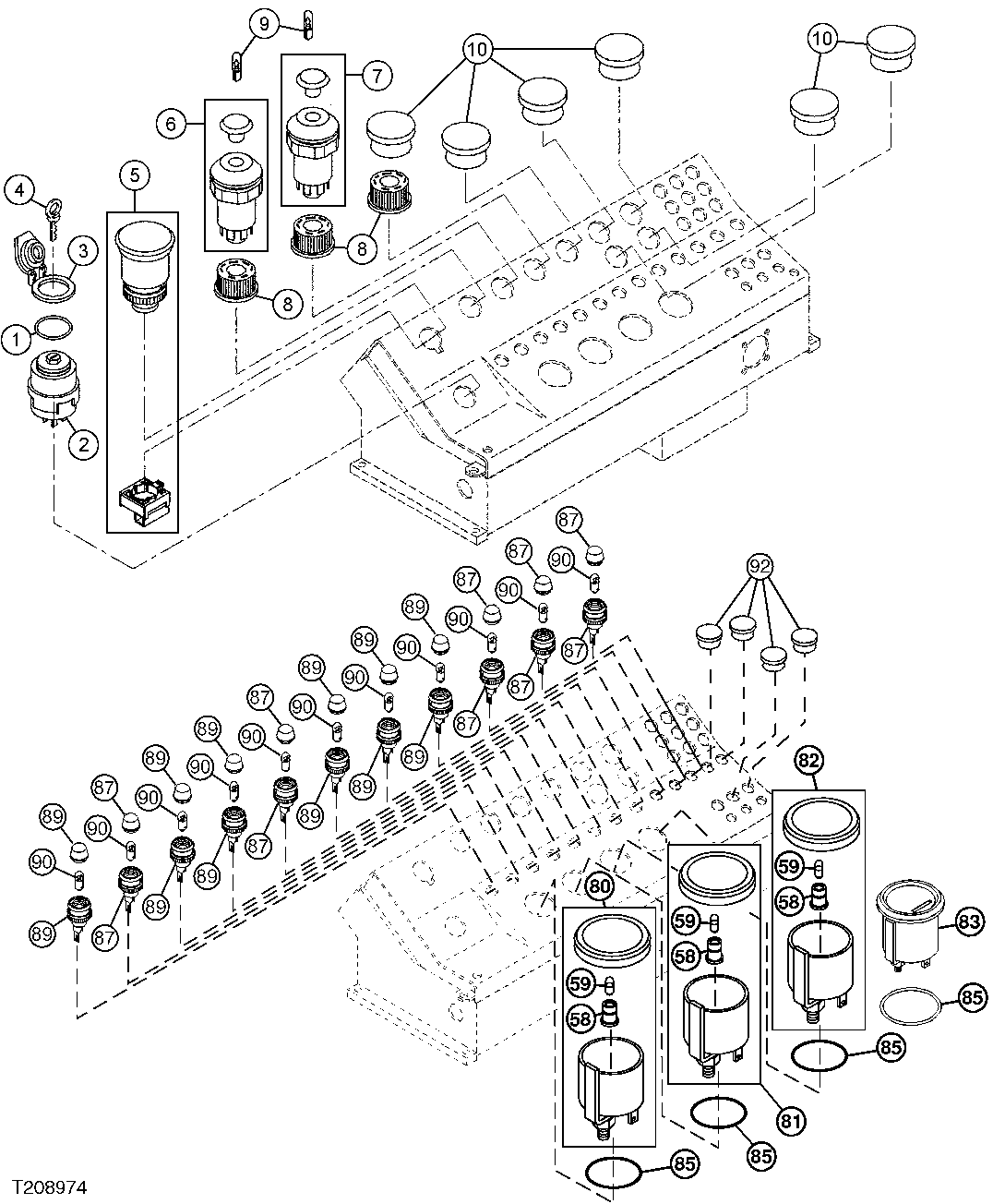 INSTRUMENT PANEL SWITCHES, INDICATOR LIGHTS, FUSES AND GAUGES