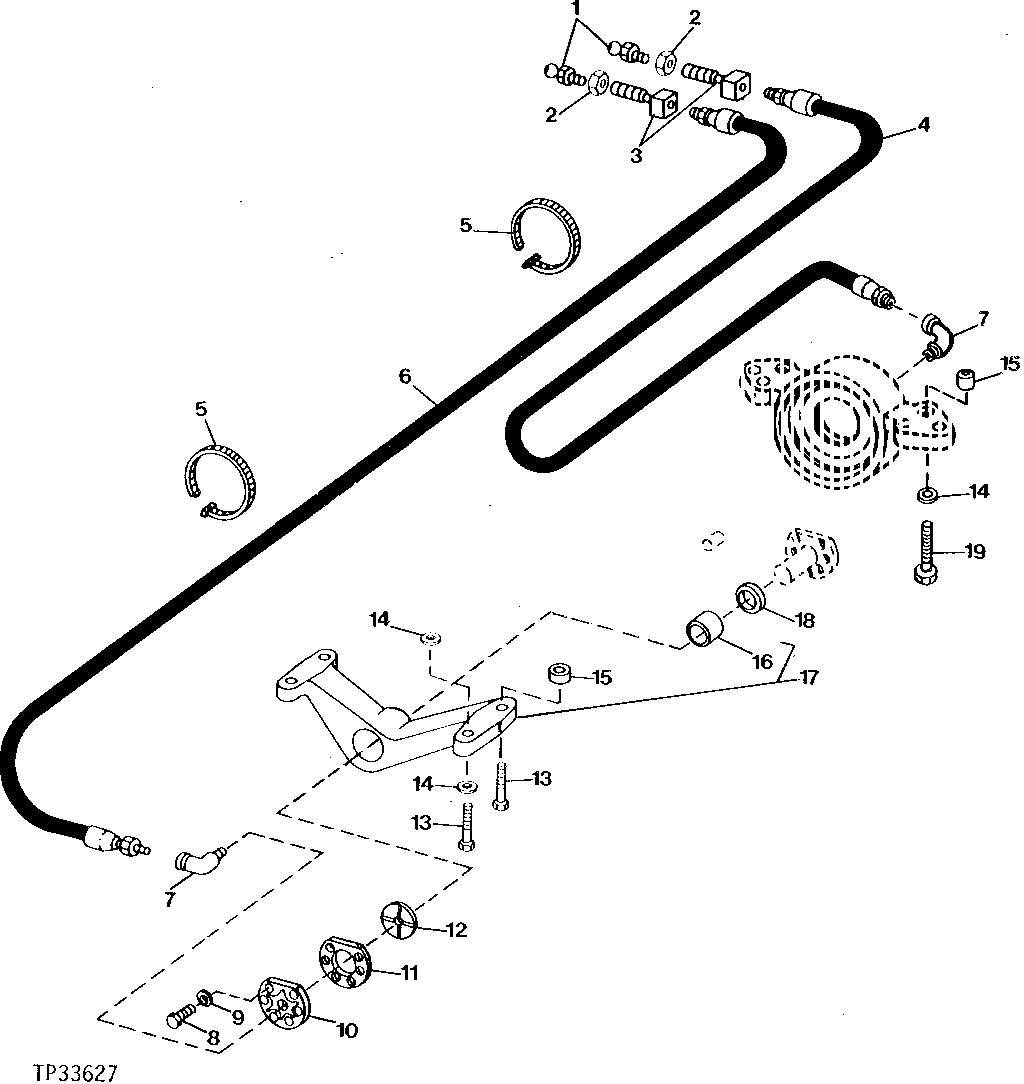 DIFFERENTIAL SUPPORTS AND LUBRICATION LINES