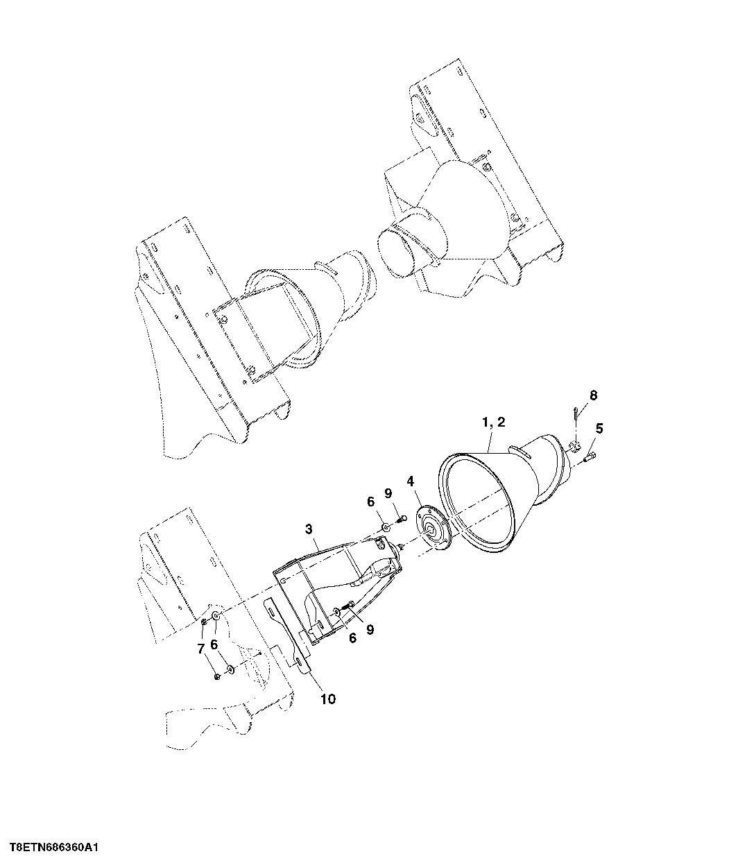 Crop Divider GP, Knockdown, Option 5510,5520,5530