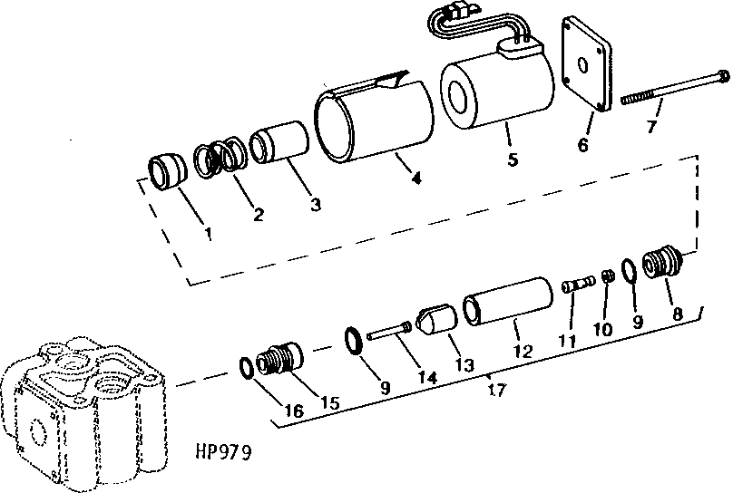 Coil for Solenoid Control Valve (Automatic Header Height Control)