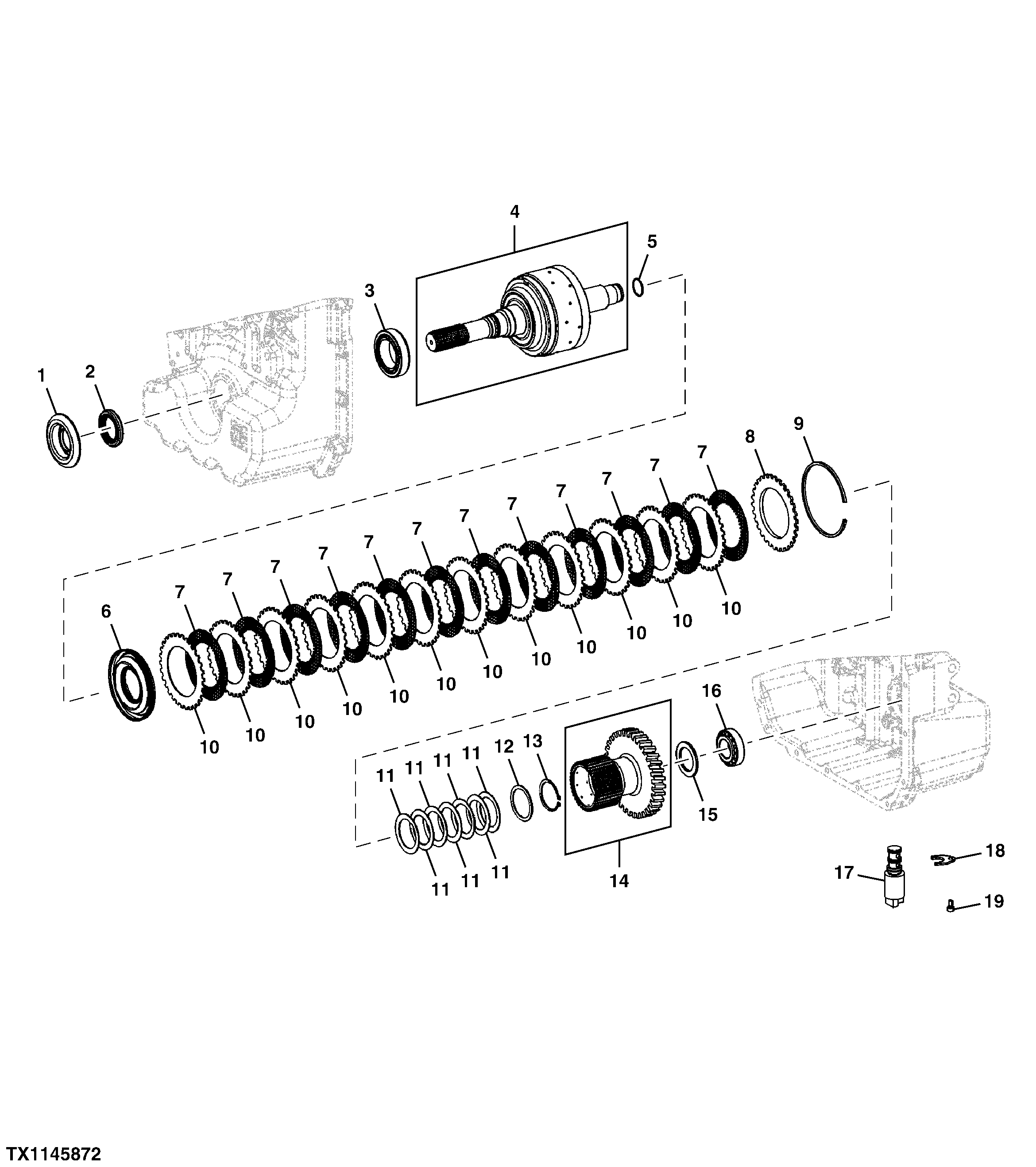 Mechanical Front Wheel Drive Clutch Assembly