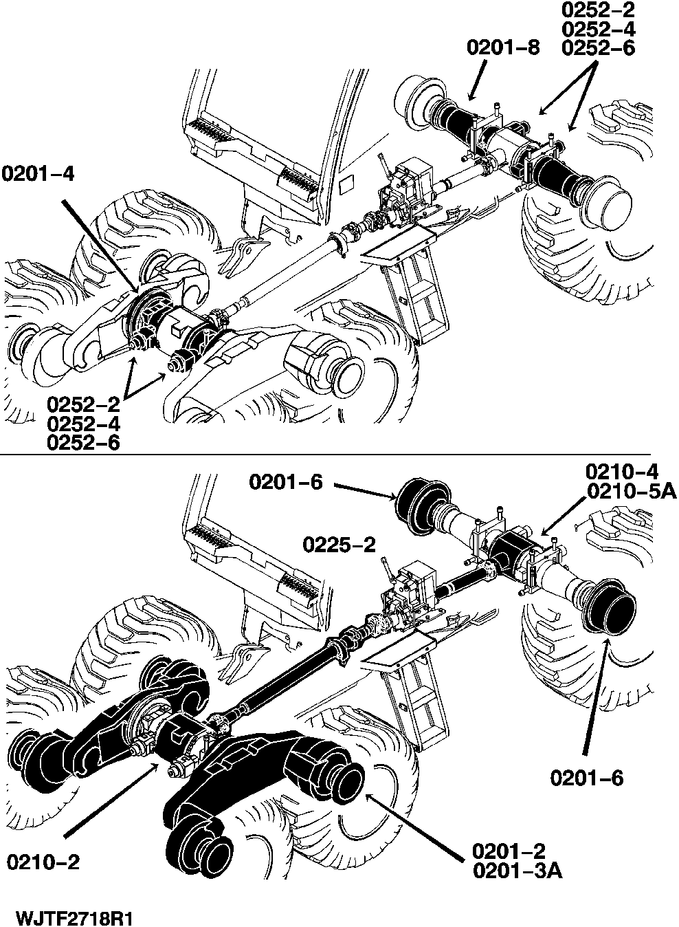 2 Axles, Differentials and Suspension Systems 1470D T3