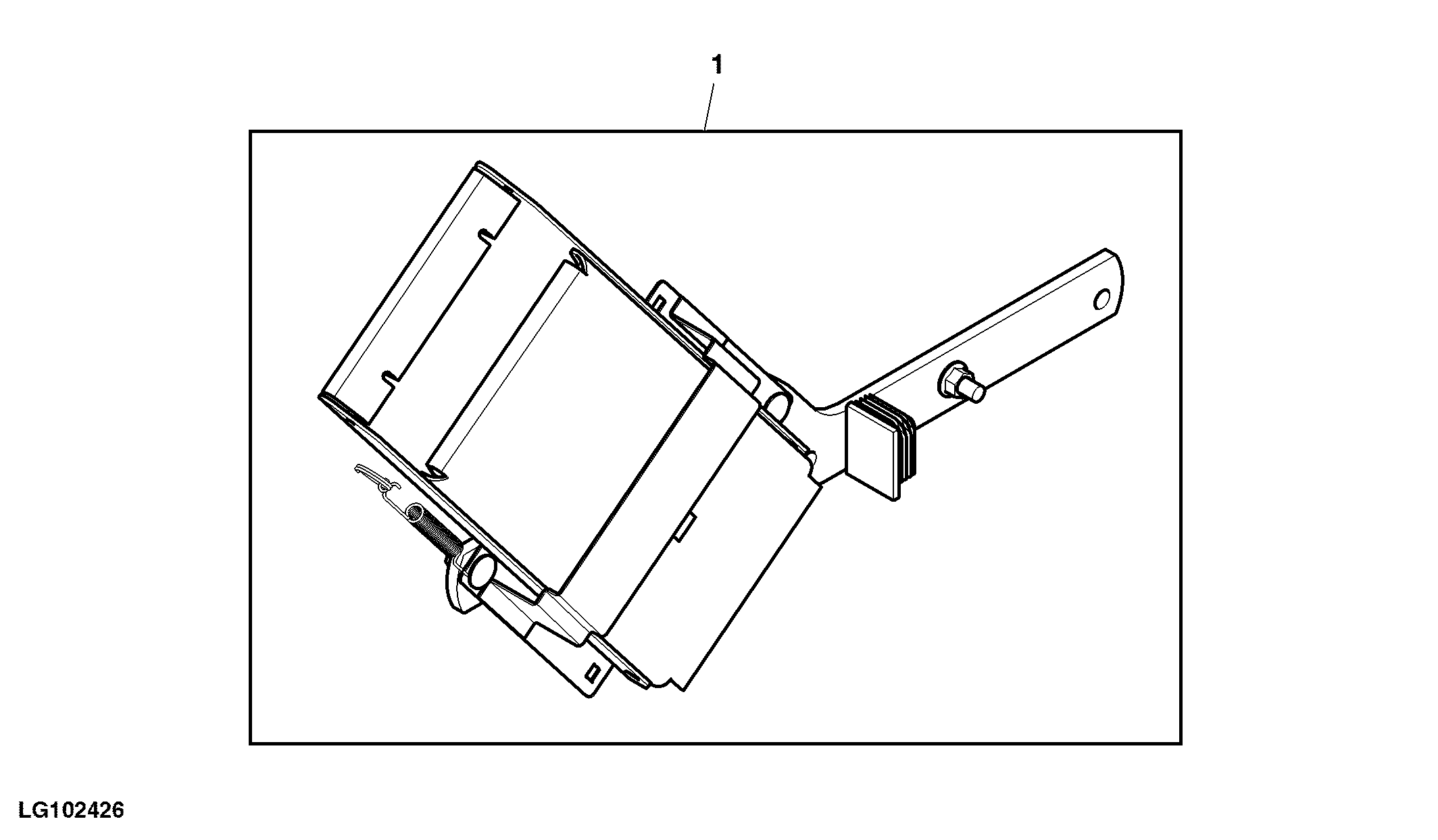 Attachment, Cab Chock Block, Rear