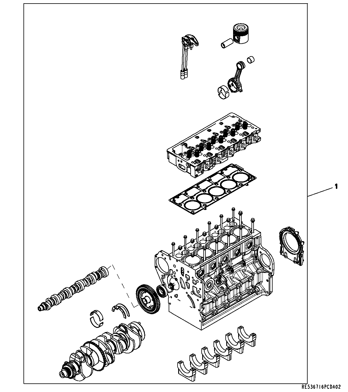 9901 COMPLETE BLOCK ASSEMBLY