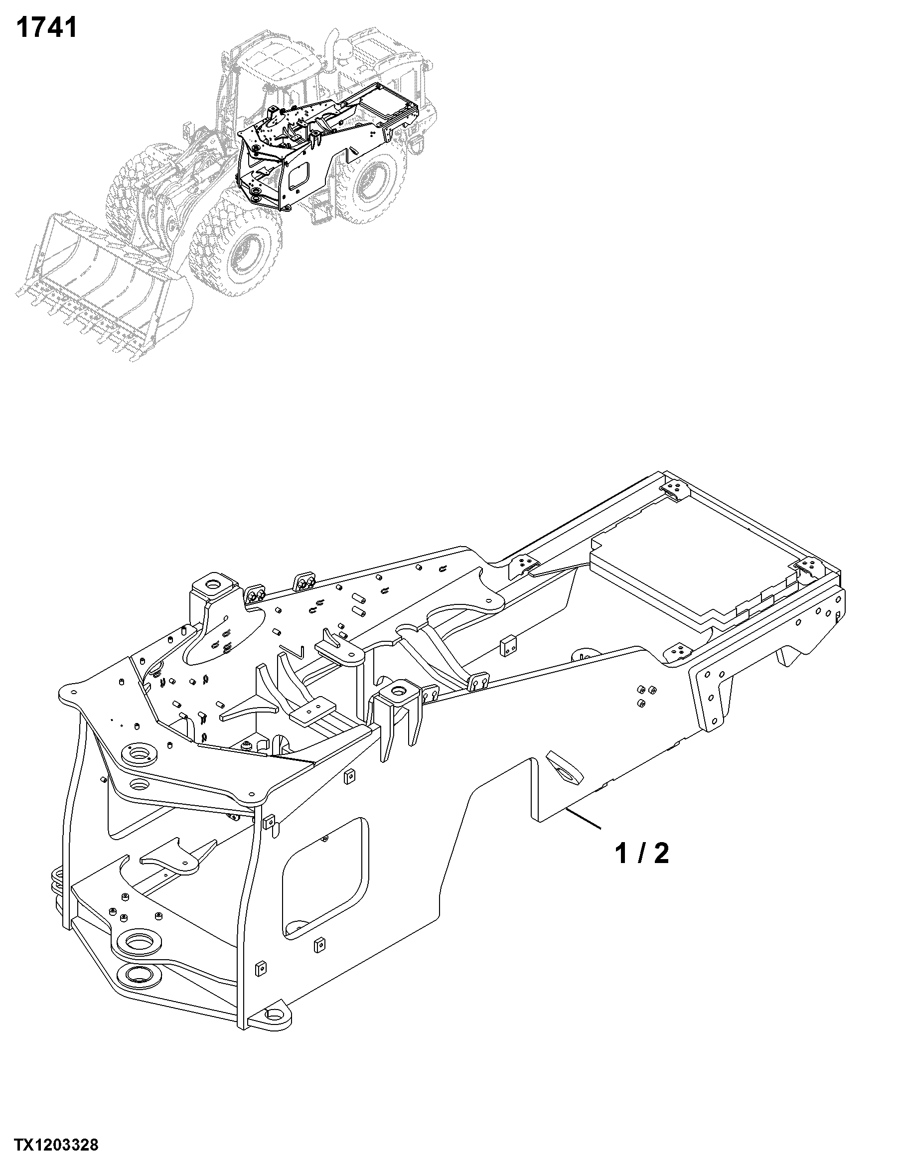1741 Engine or Main Frame