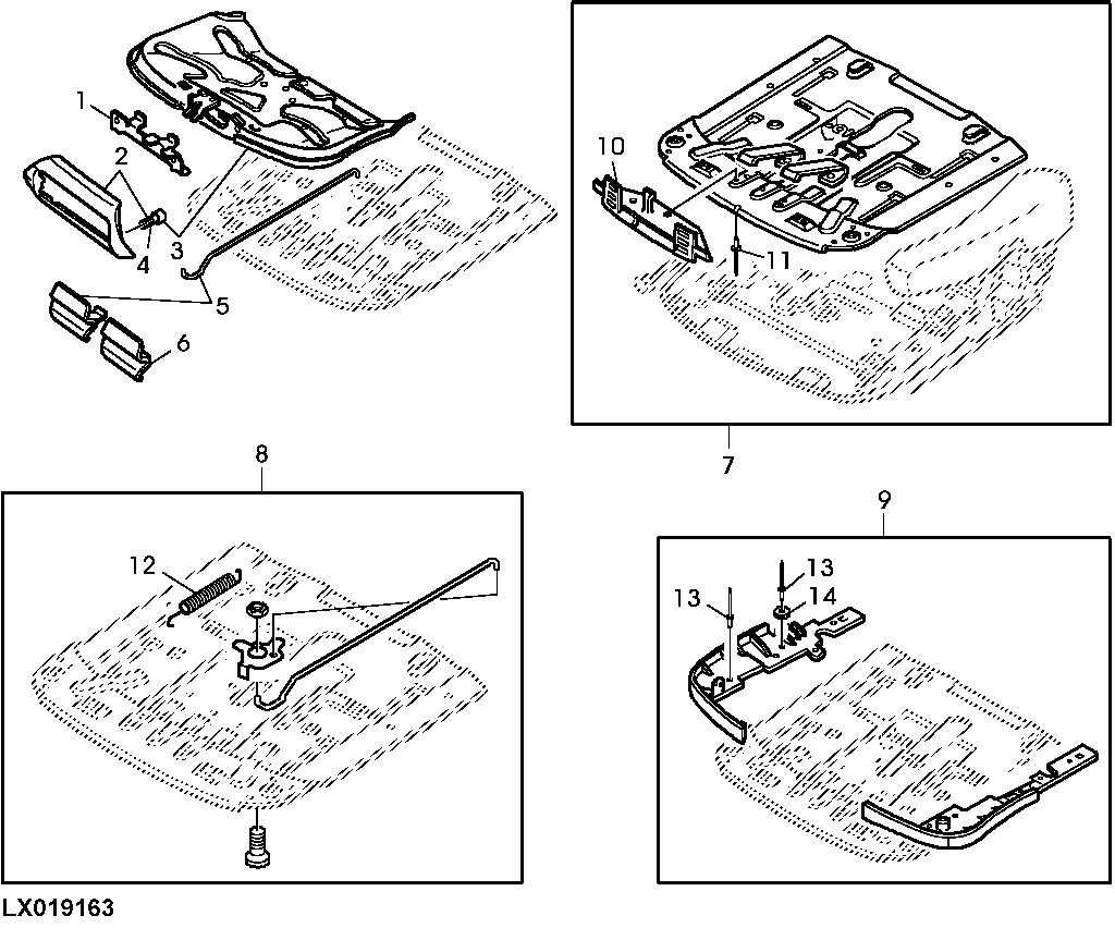 SEAT TILT AND CUSHION ADJUSTMENT (SUPER COMFORT SEAT MSG85/MSG95)
