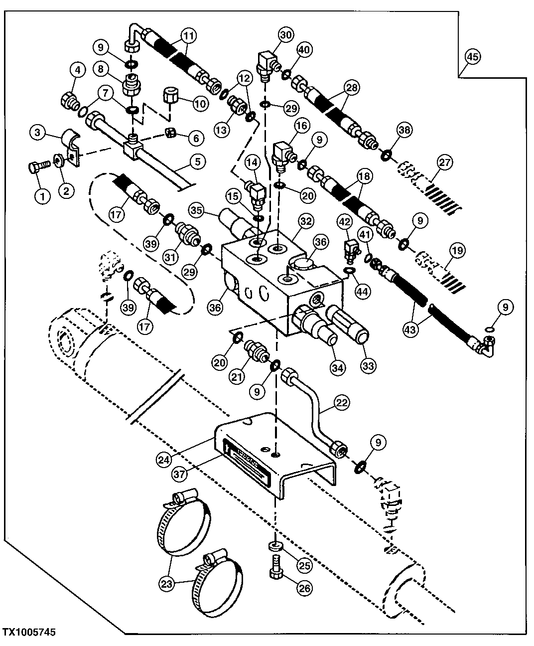 Controlled Load Lowering Device Kit (Boom Cylinder)