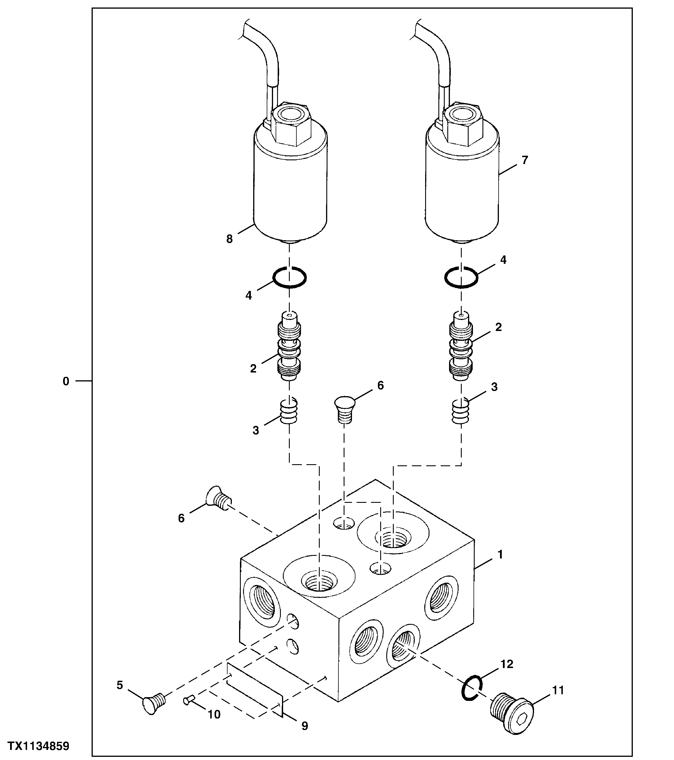 Blade and Stabilizer Solenoid Valve Components