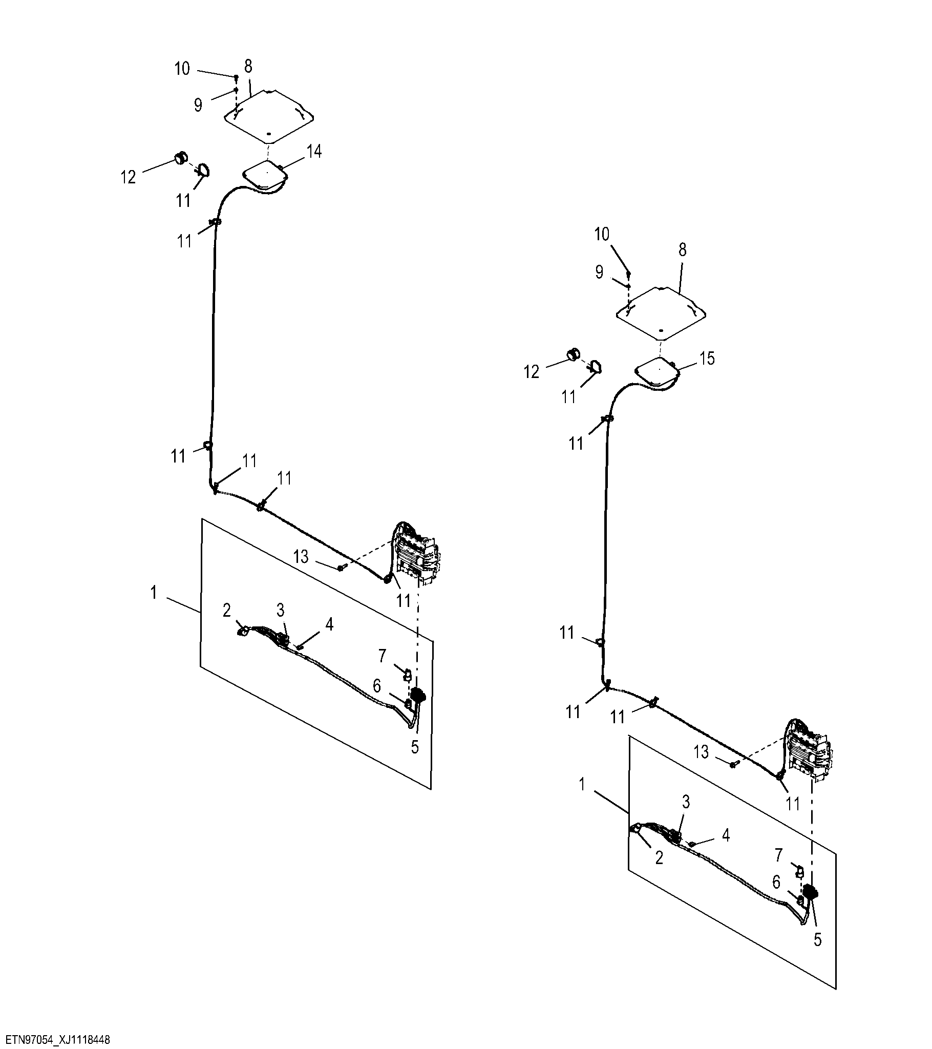 JDLink™ Modular Telematics Gateway (MTG) Controller Mounting and Antenna