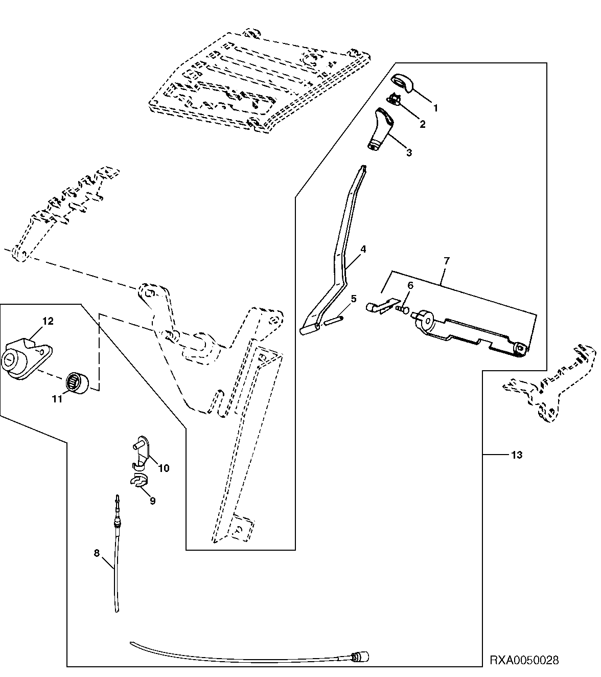 REAR SELECTIVE CONTROL VALVE CONTROL KIT (2 TO 3 COUPLERS)