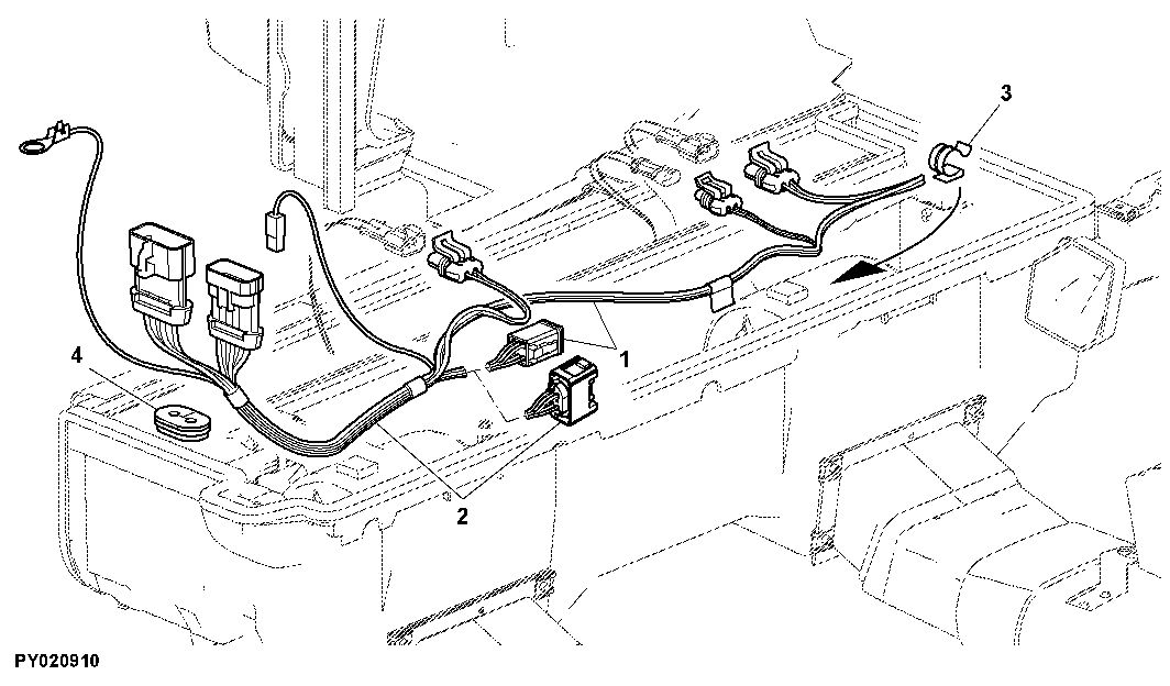 WIRING HARNESS, HEATING AND AIRCONDITIONING