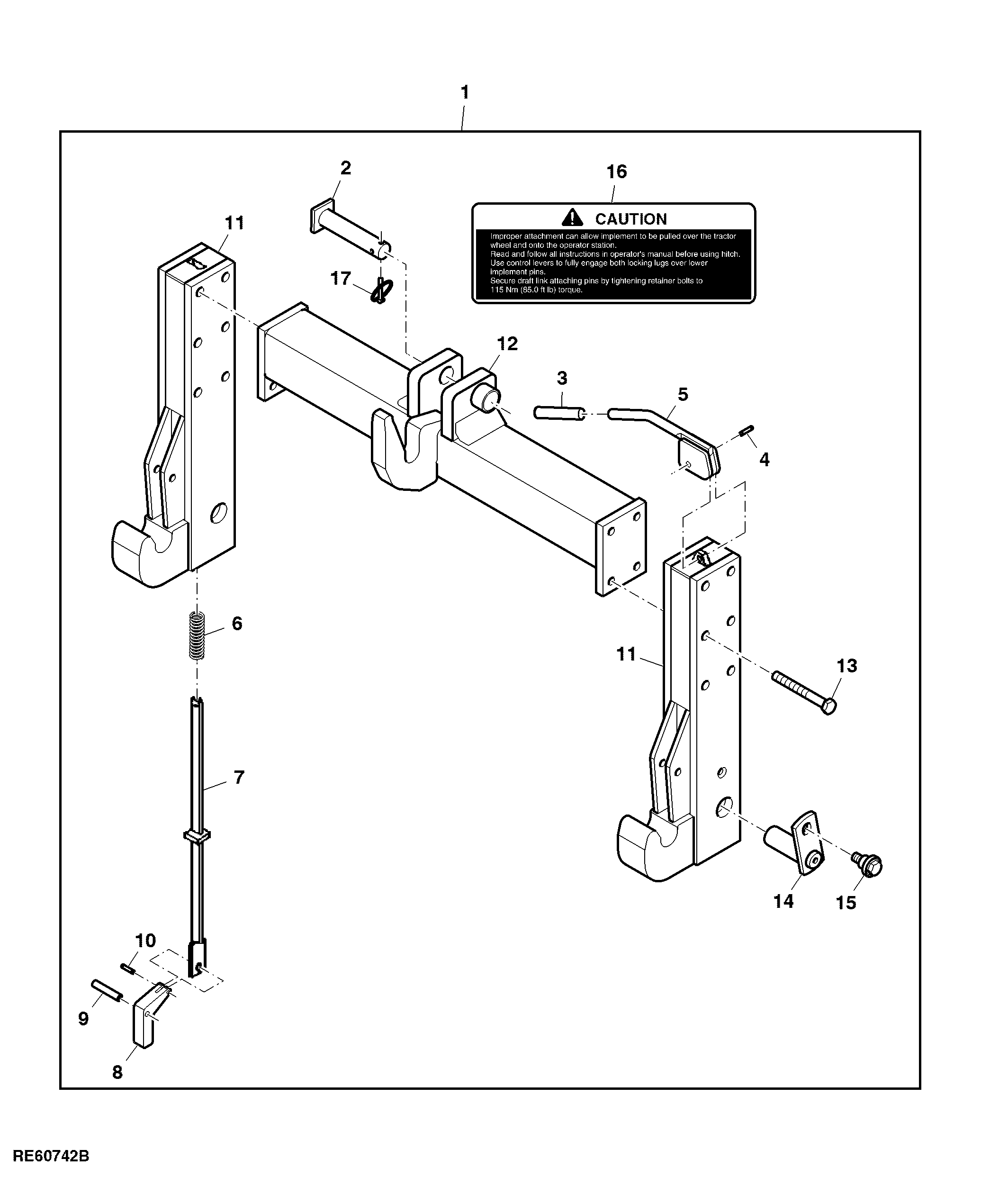 Attachment, Implement Quick Coupler, Category 3 / 2