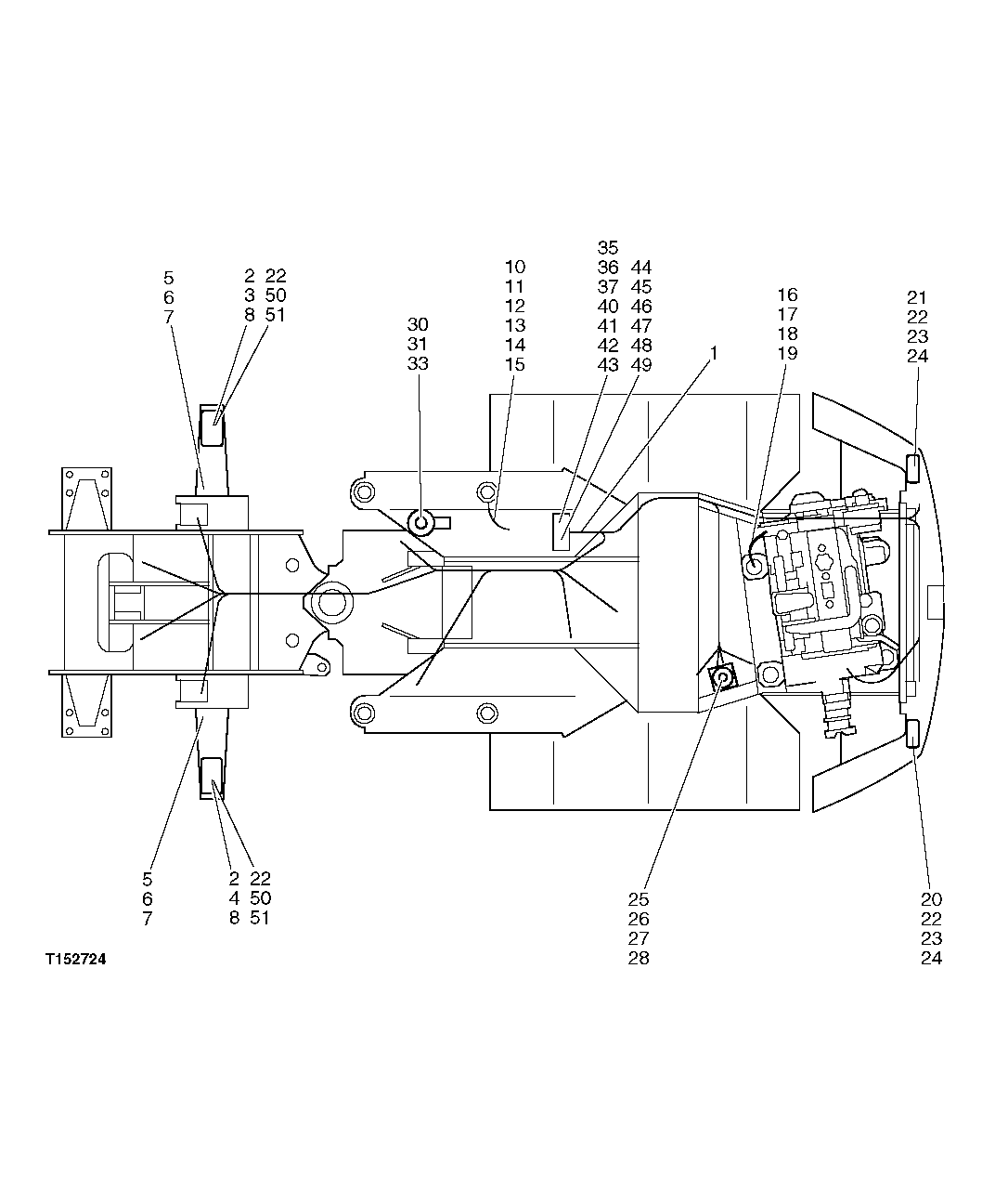 MAIN WIRING HARNESS, TURN LIGHTS, TAIL LIGHTS AND TRAVEL WARNING ALARM