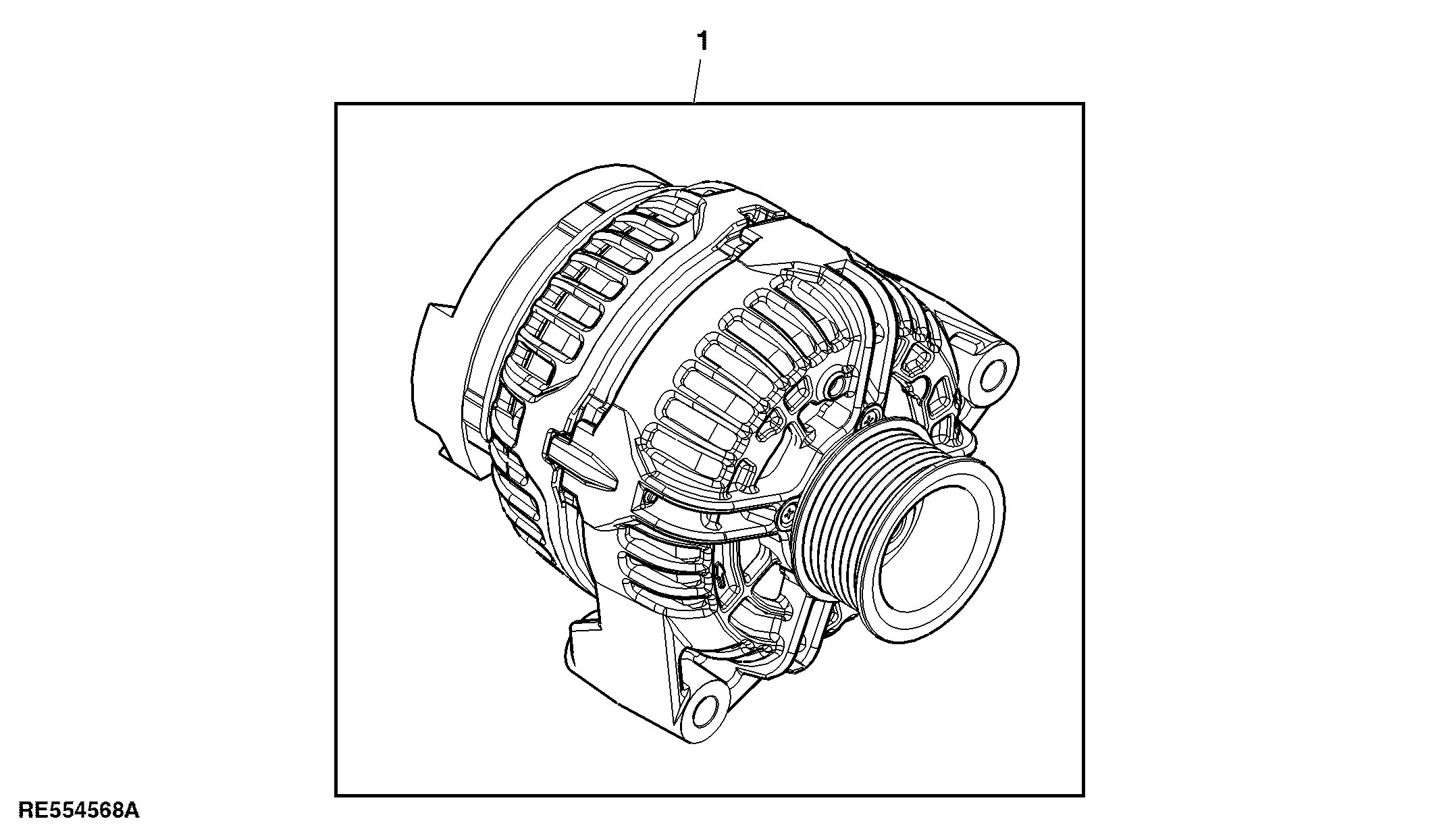 Attachment, Alternator, 120A
