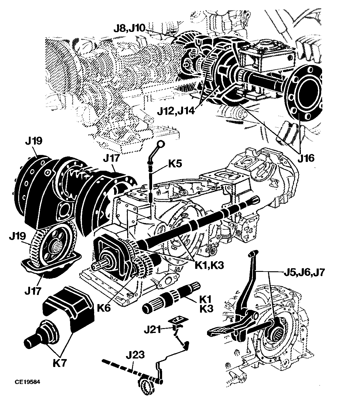 53 DIFFERENTIAL, FINAL DRIVE ASSAEMBLIES, MULTI-CROP