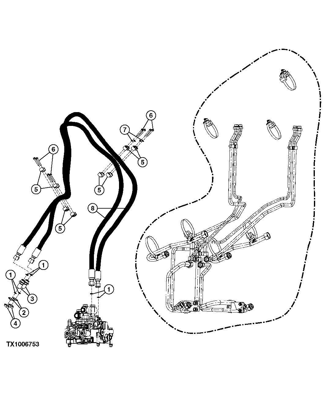 Third and Fourth Function Auxiliary Hydraulics (For Use With Tool Carrier or Log Loader)