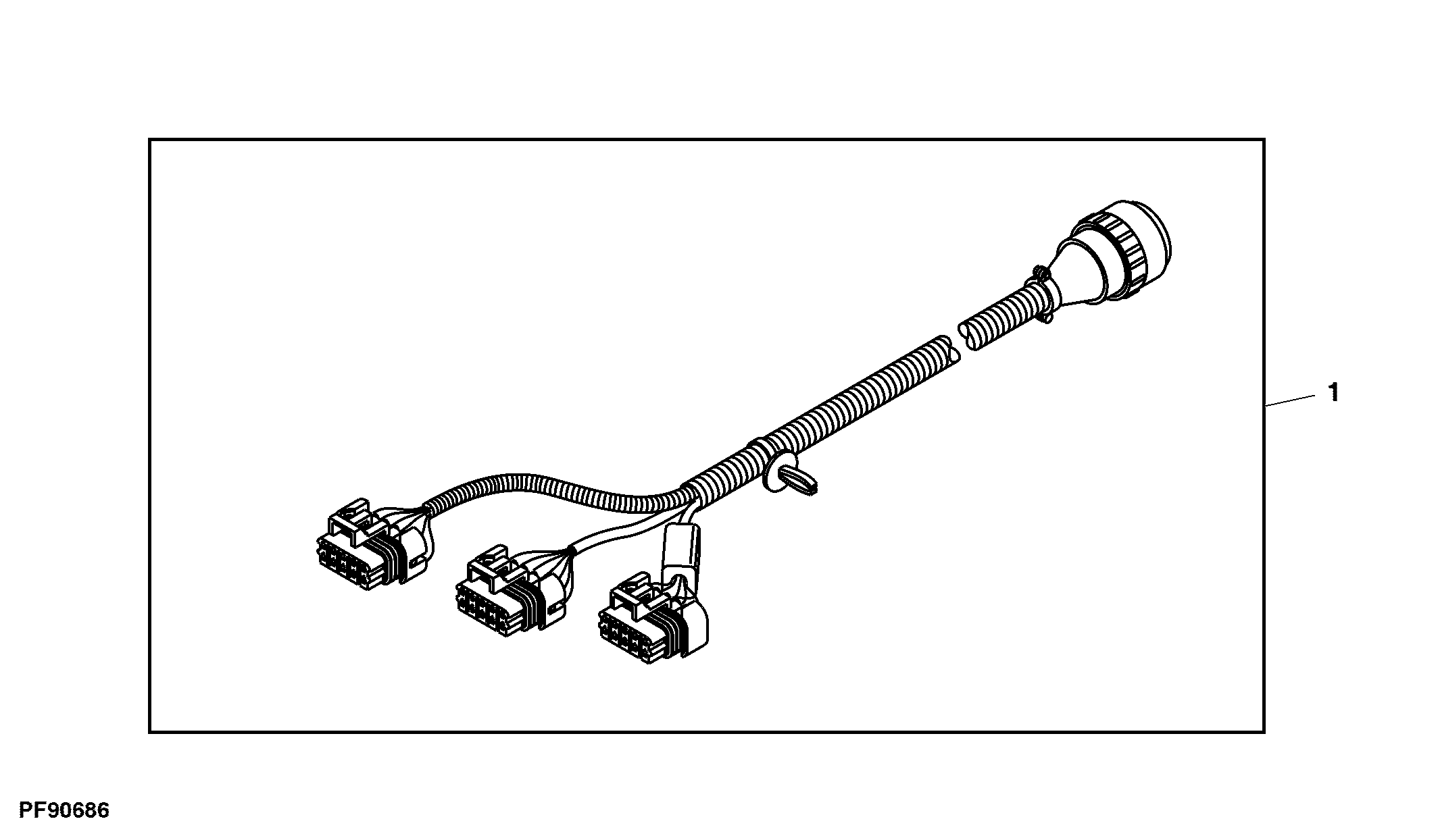 Attachment, Harness, Original GreenStar™ Display and Mobile Processor to Vehicle Connector