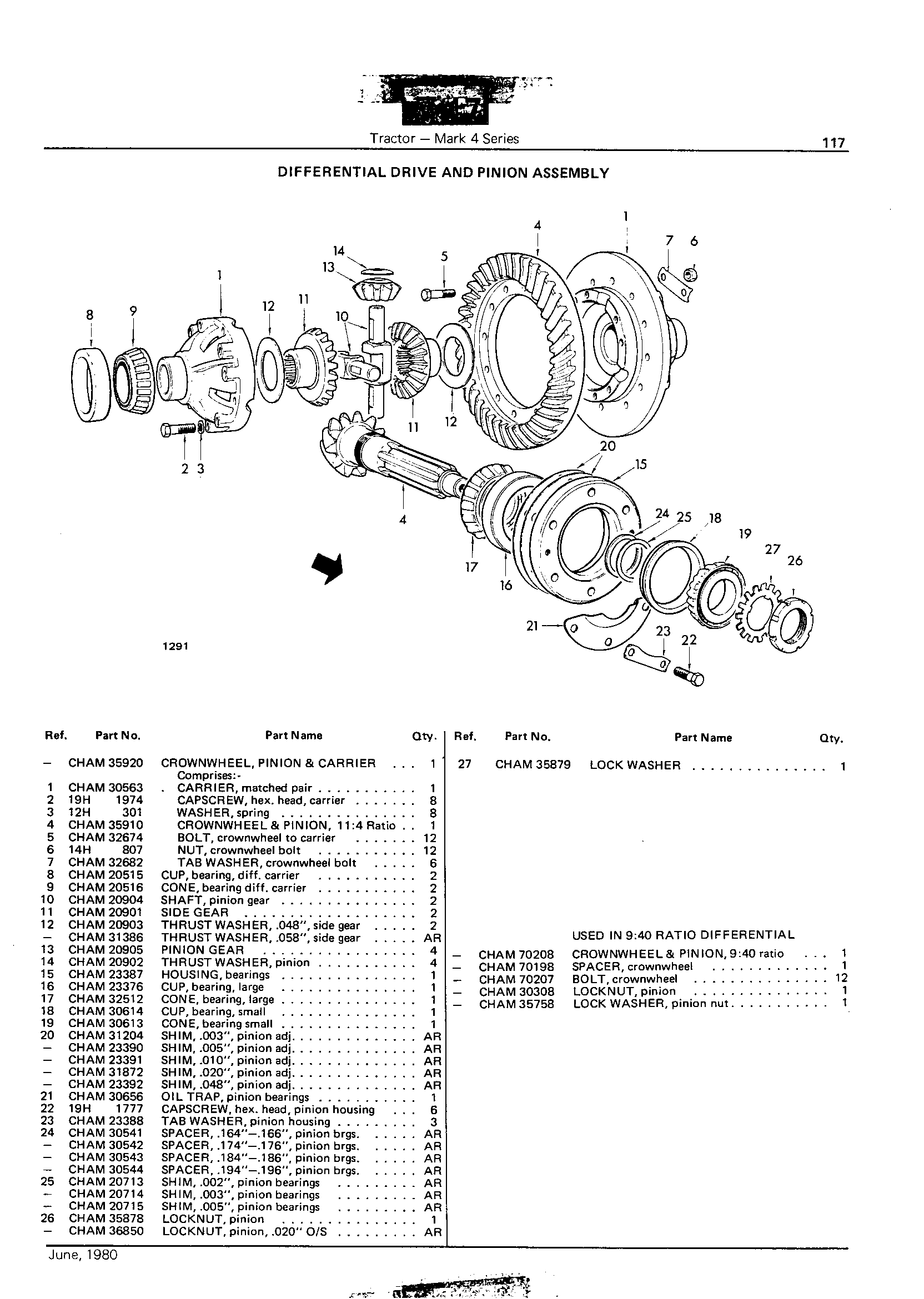 Differential Drive and Pinion Assembly