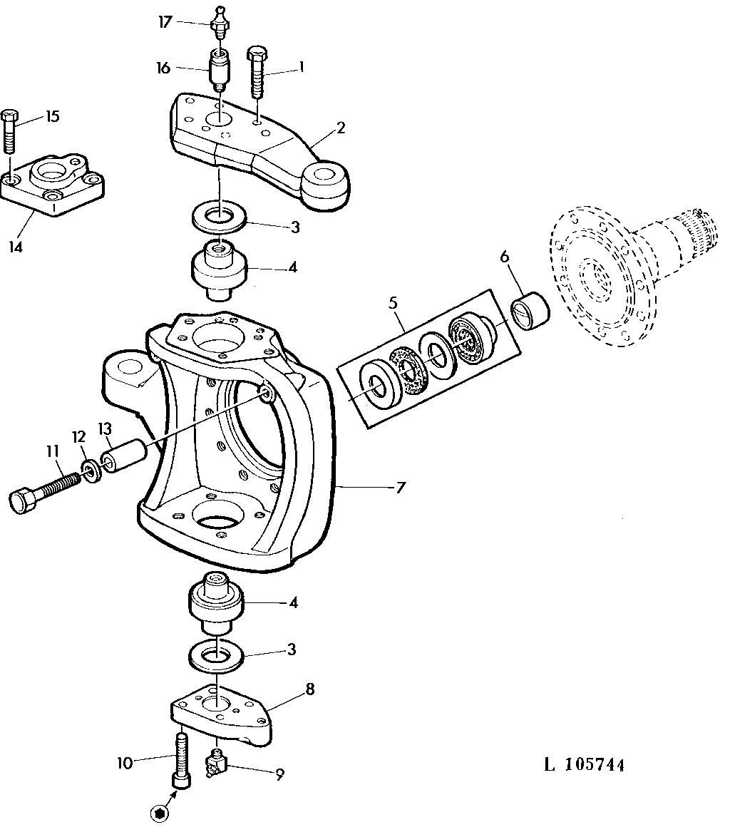 FRONT WHEEL DRIVE-KNUCKLE HOUSING (APL 1552)