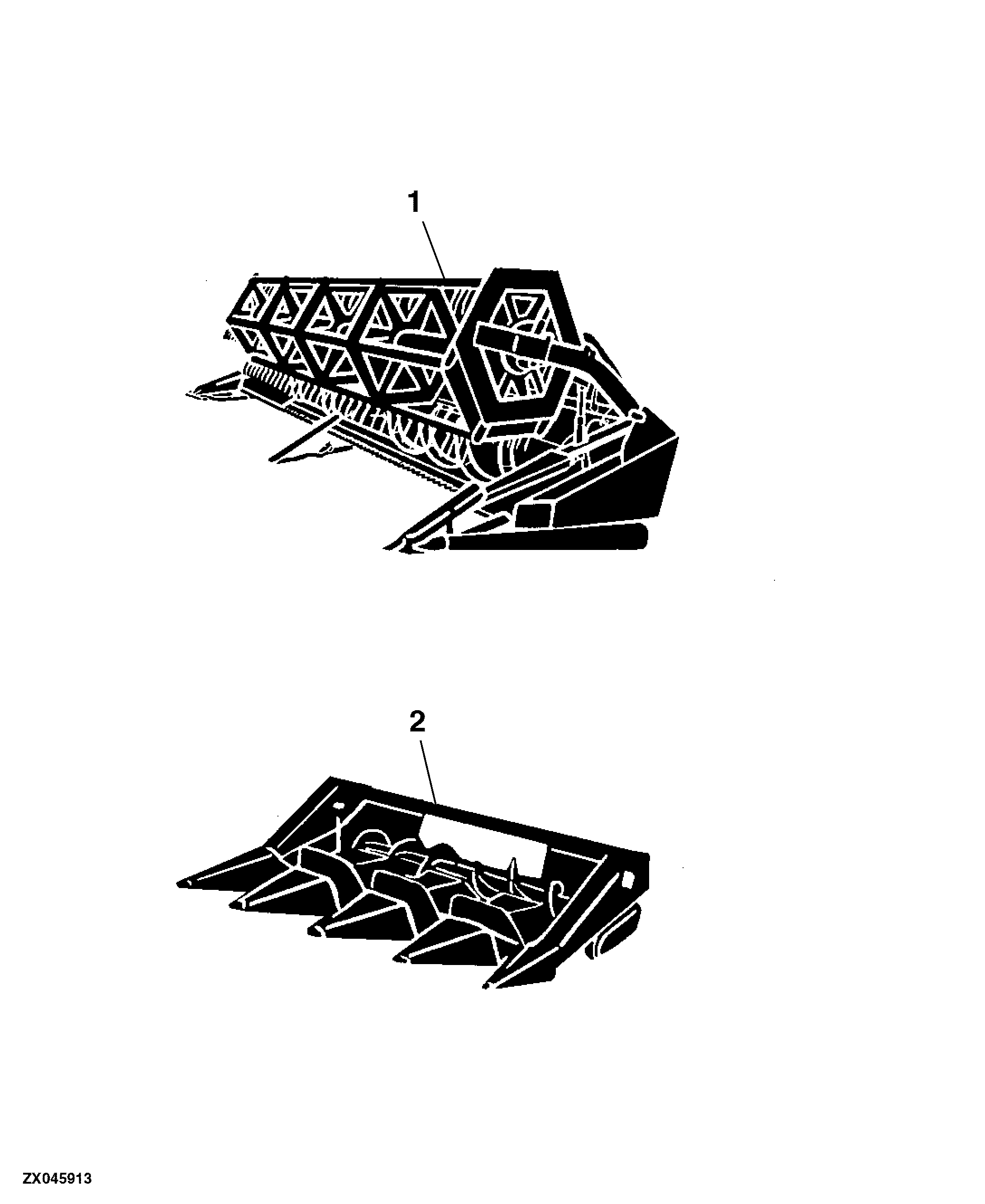 100 CUTTING PLATFORM-CORN HEAD