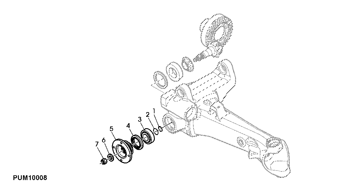Front Wheel Drive Axle, Drive Flange 733 (002827 - )