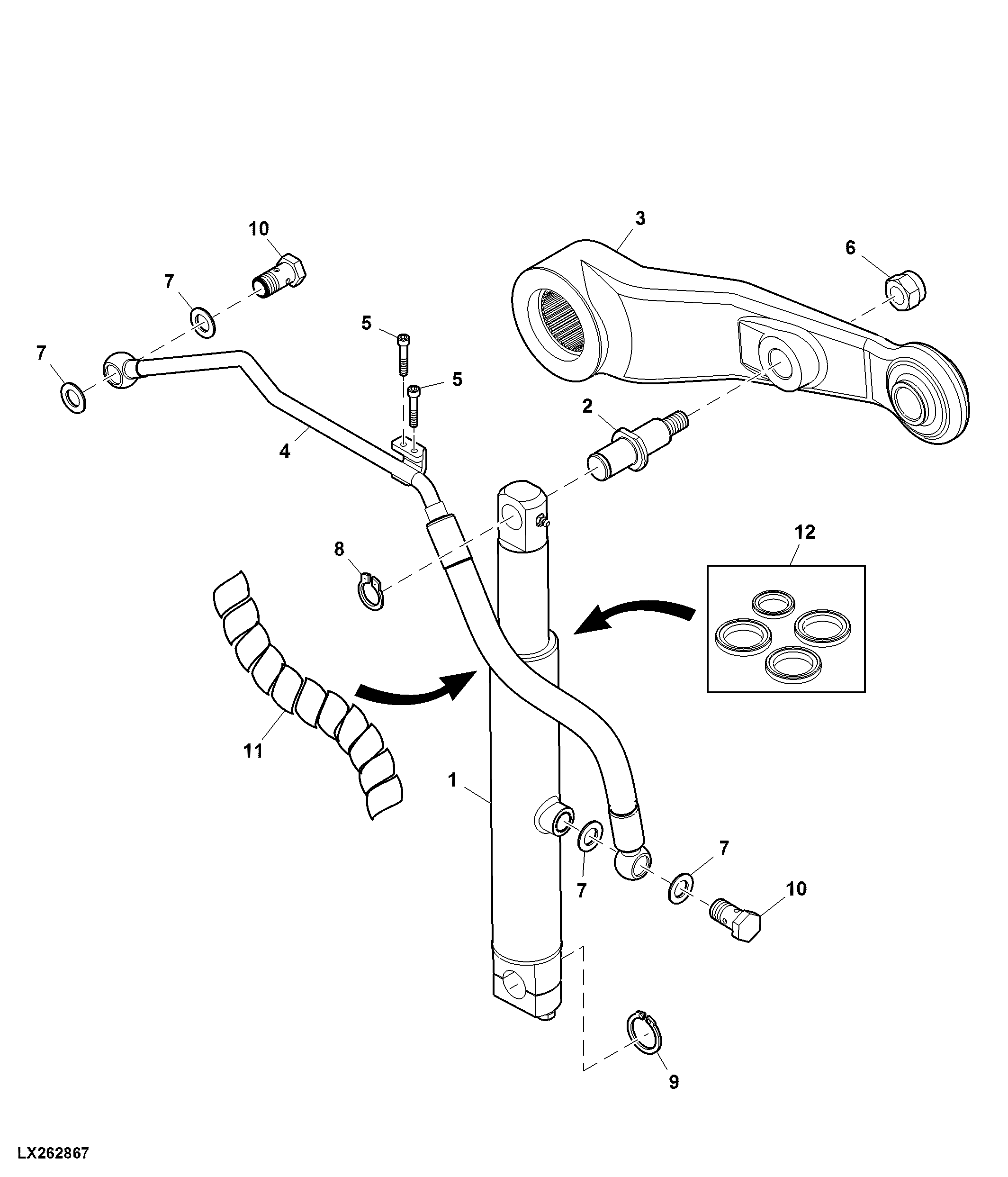 Additional Lift Cylinder, Mechanical Rockshaft