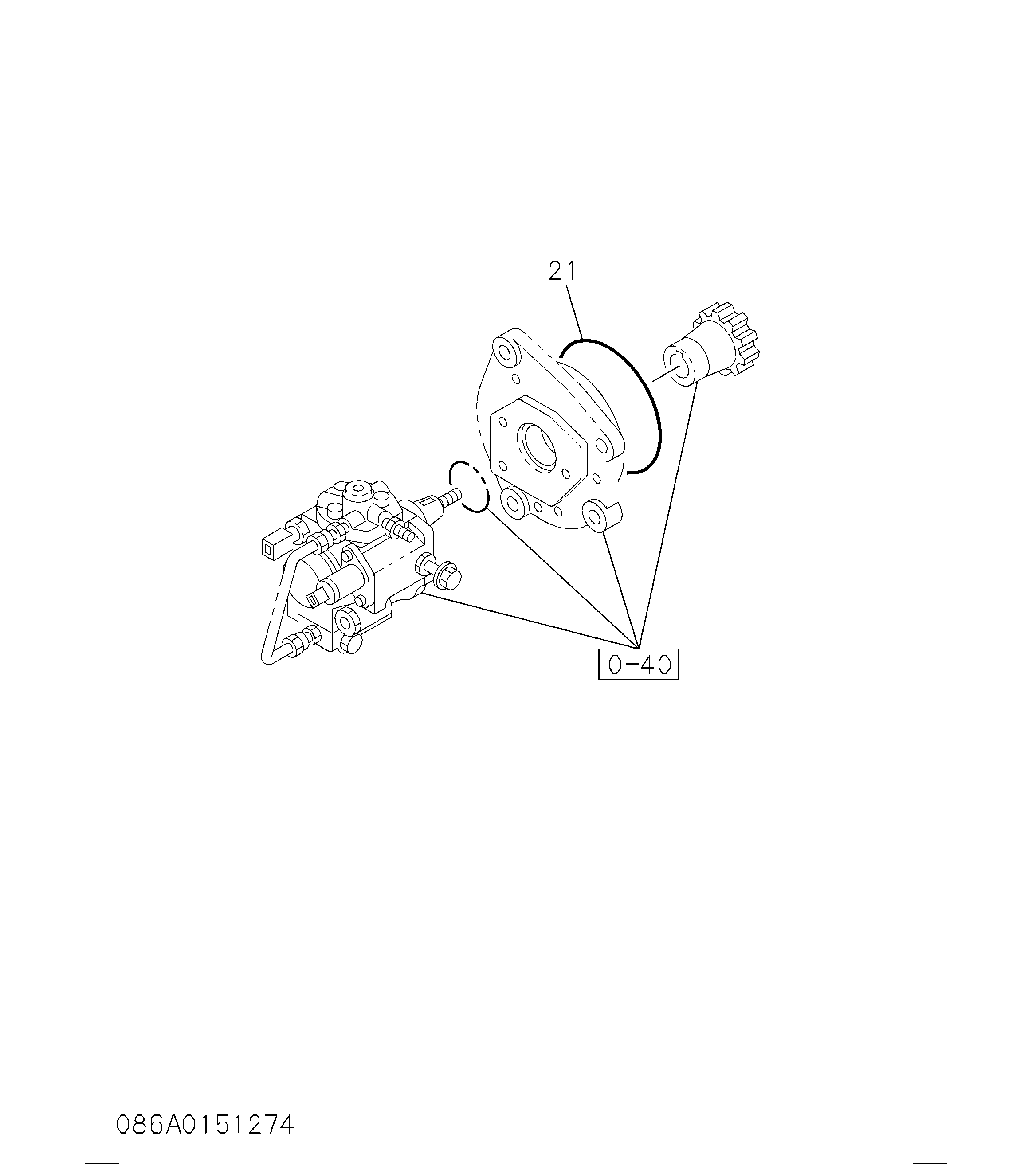 0-86 Miscellaneous Parts; Injection Pump