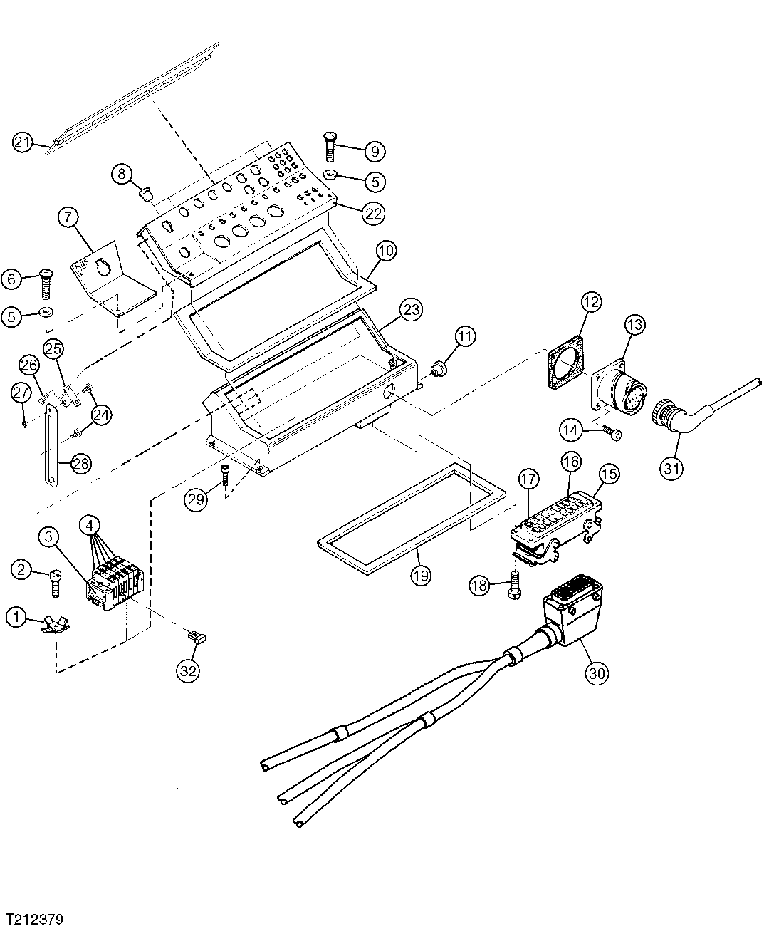 INSTRUMENT PANEL,PANEL WIRE HARNESS AND TERMINAL CONNECTORS