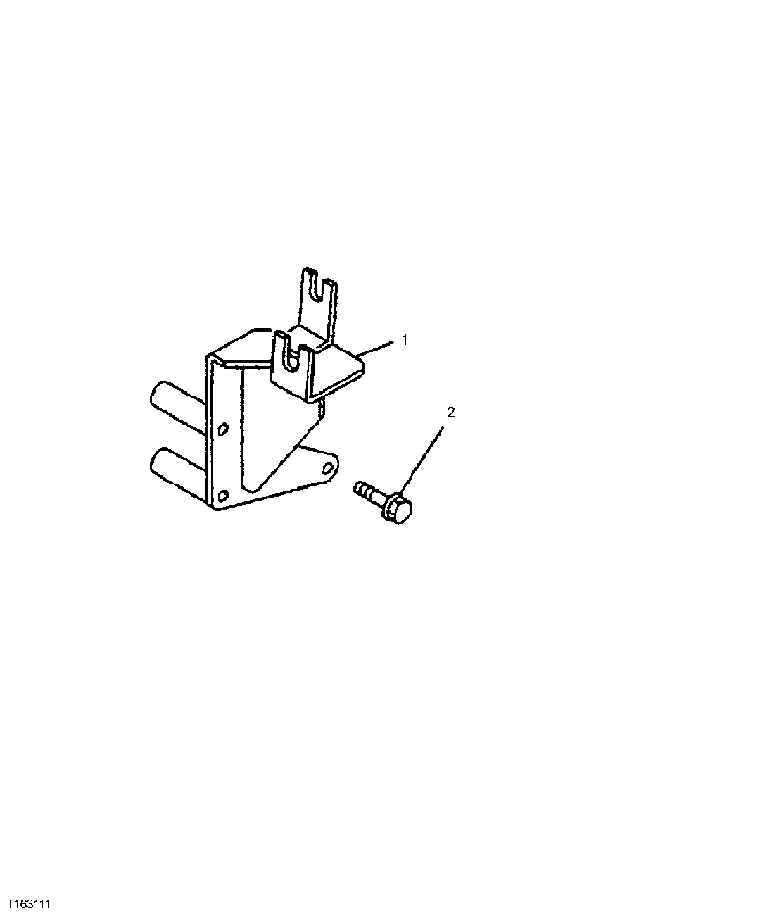 ENGINE CONTROL CABLE MOUNTING BRACKET