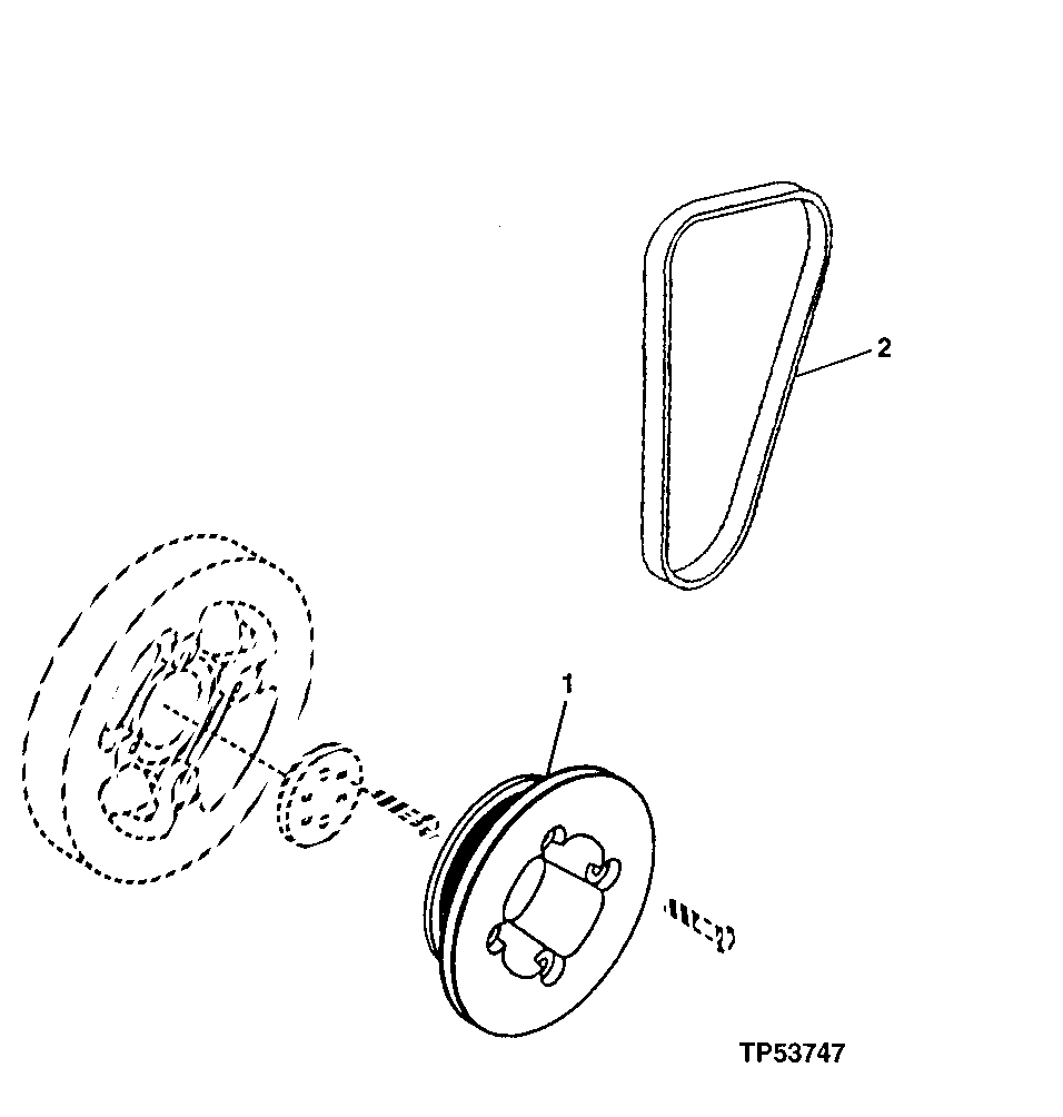 High Ambient Drive Pulley and Belt ( - 581927)