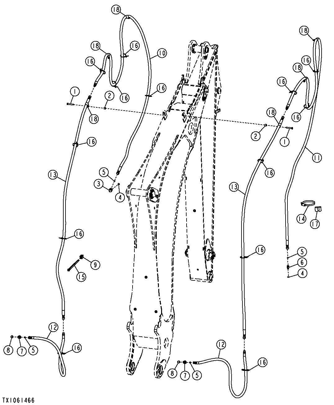 Thumb Cylinder Plumbing, Extendible Dipperstick ( - 208445)