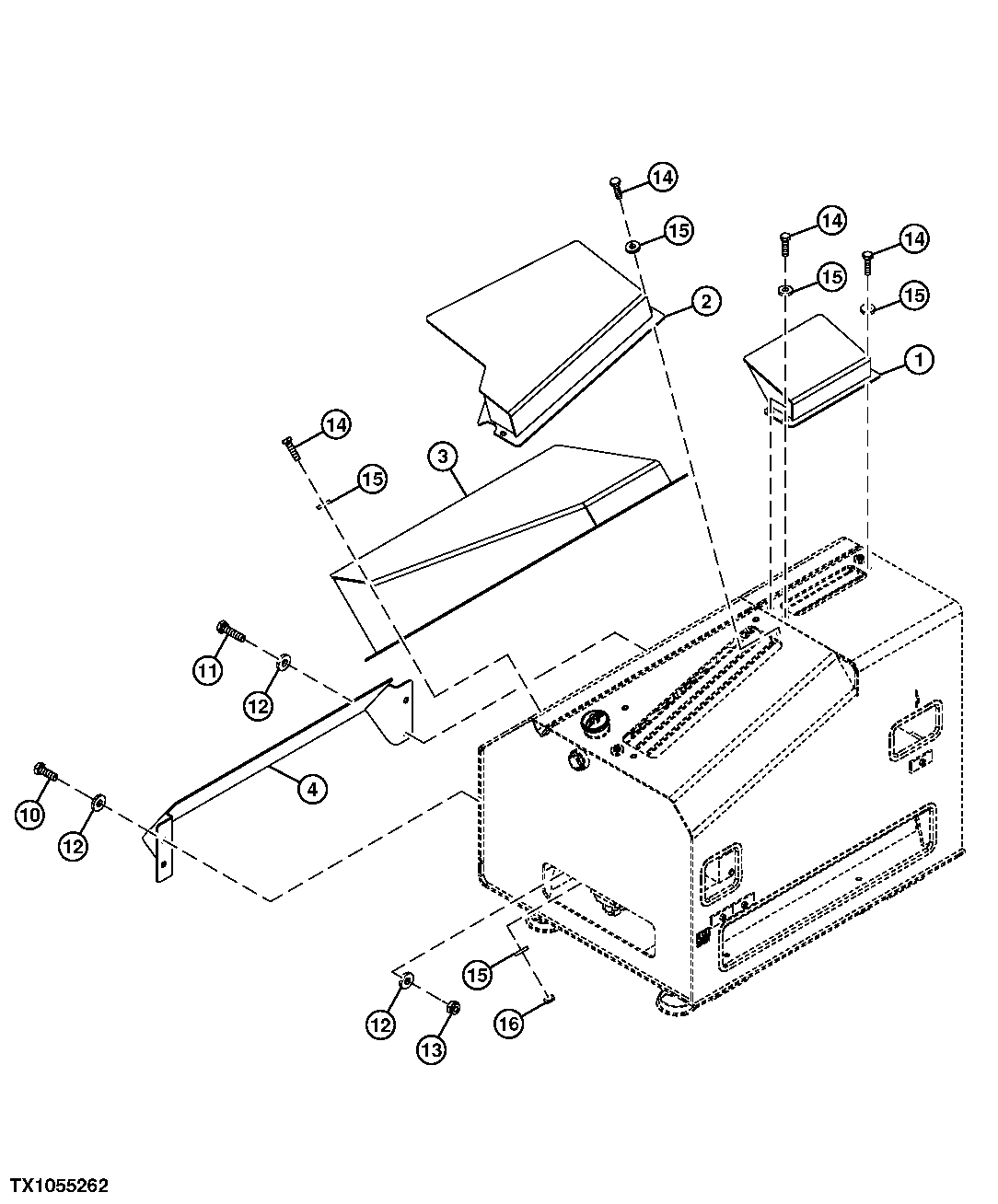 Hydrostatic Oil Cooler Housing Protective Covers (Coal Handler)