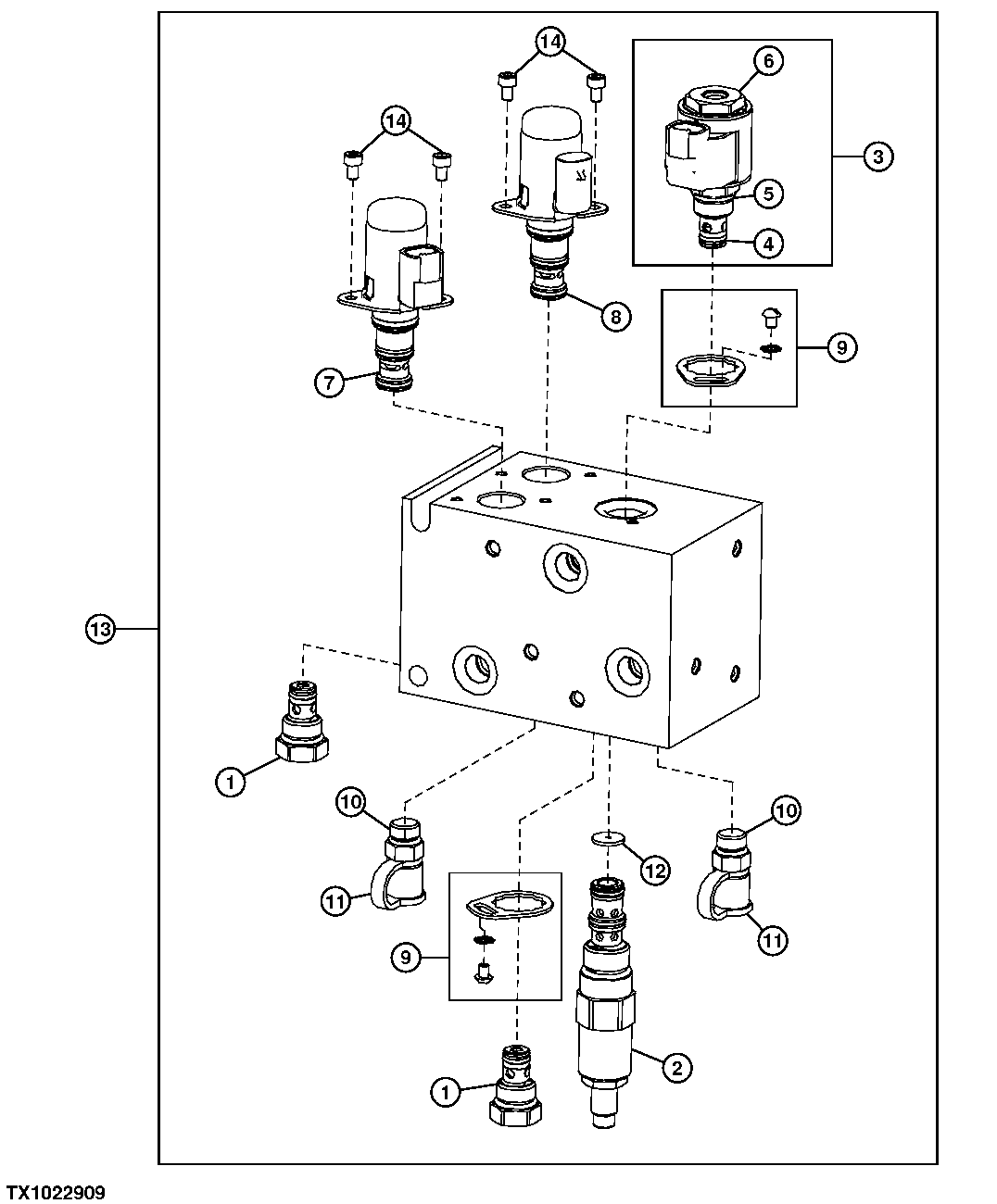 PRESSURE REGULATOR VALVE COMPONENTS (SN 590068- )