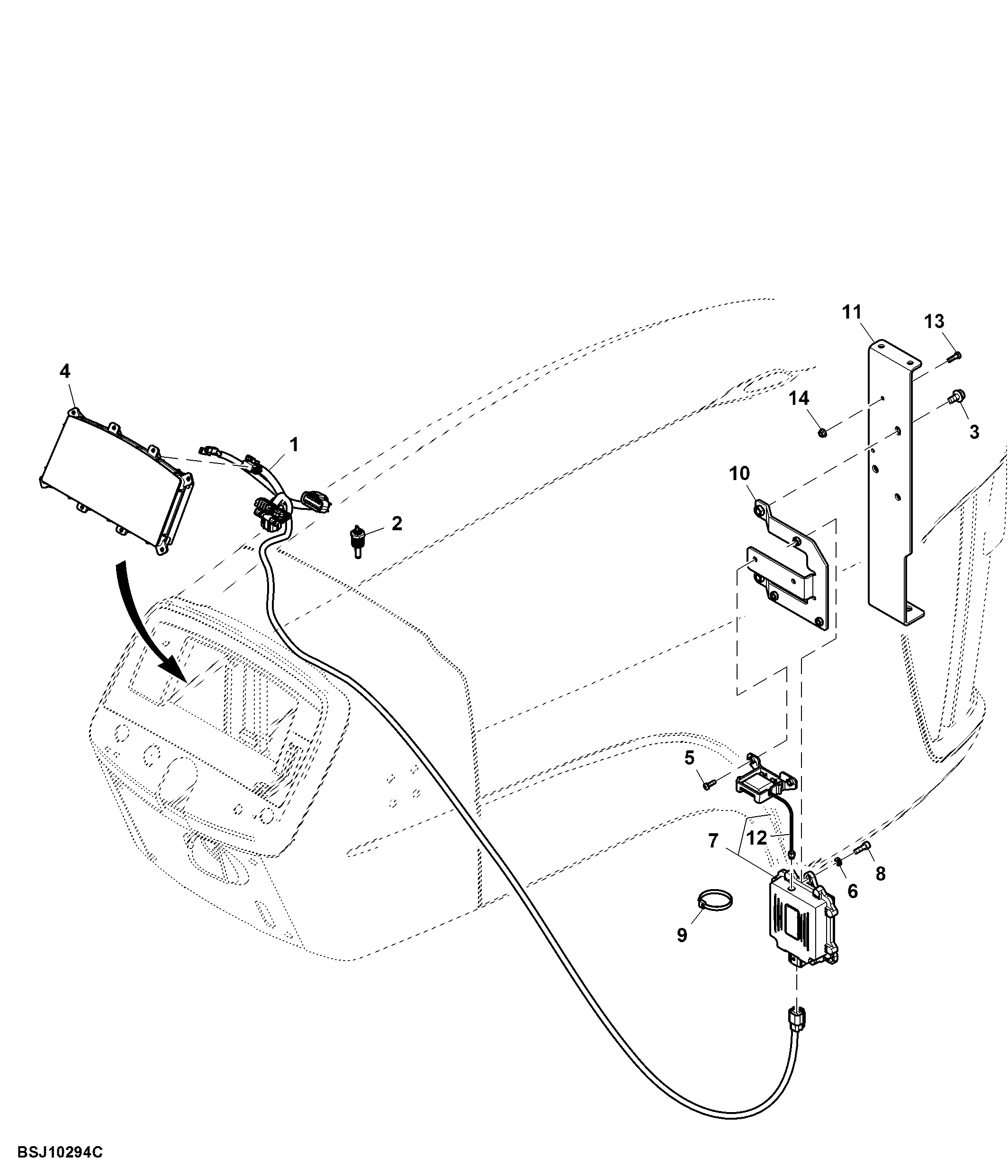 Telematics Kit, Premium 2400 RPM (For Old Tractors)