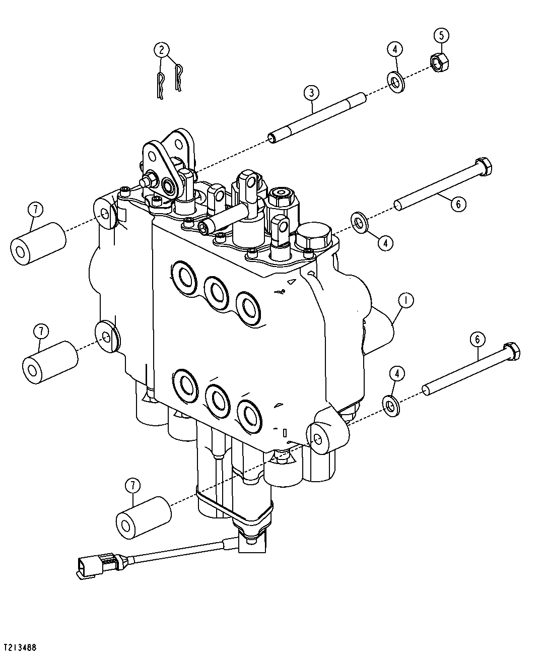 Loader and Stabilizer Valve, Fourth Function (Use For AT196630) (913480 - )