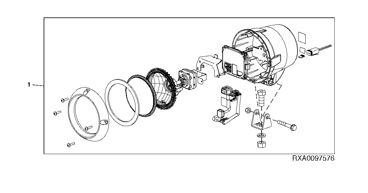 Rear Work Light (Fender) (High Intensity Discharge)