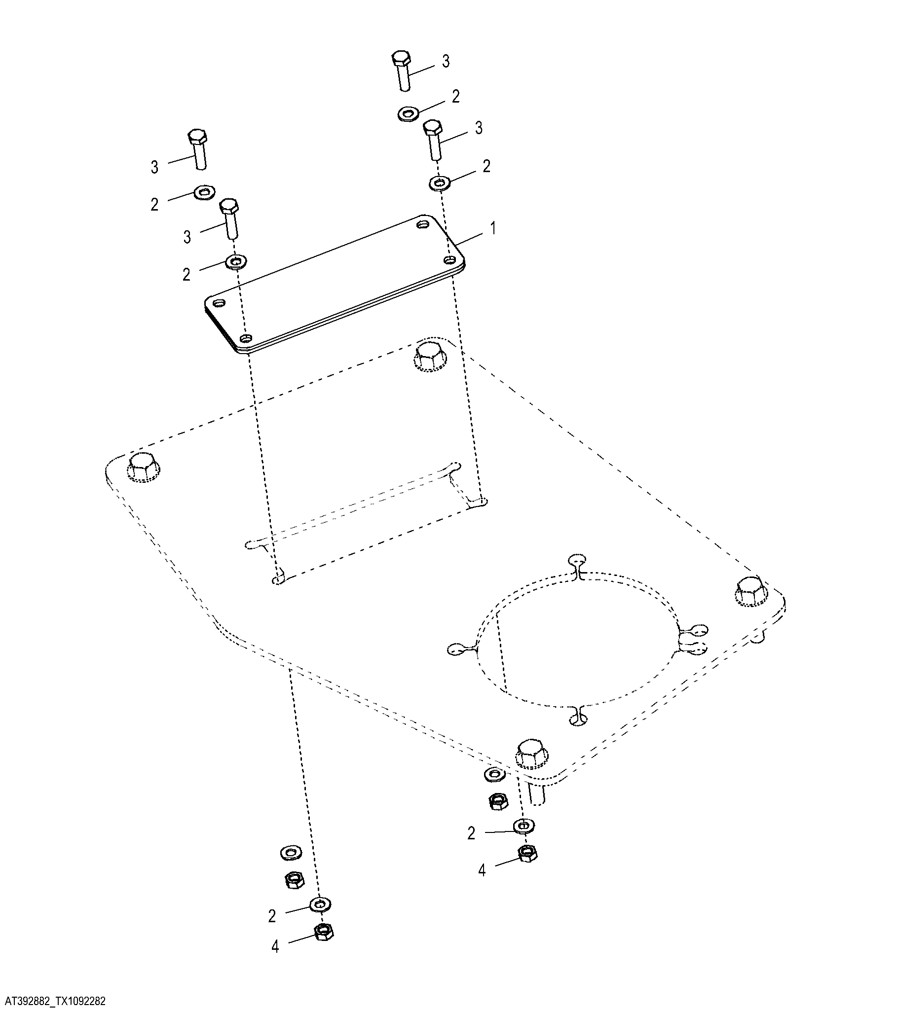 Electrohydraulic Cover Plate, Less Auxiliary