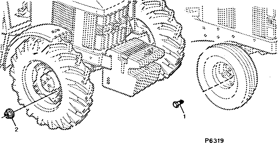 FRONT WHEELS, MOUNTING PARTS
