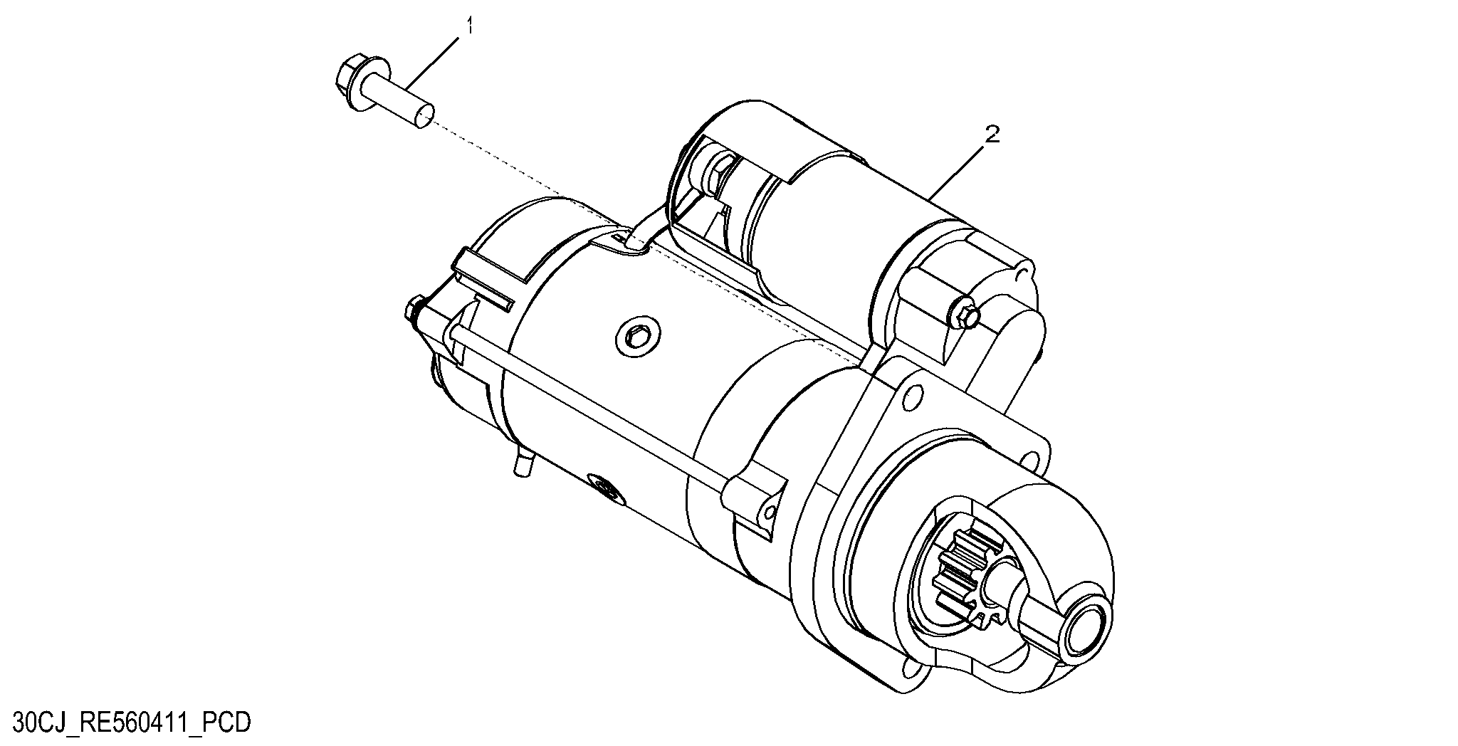 30CJ Starter Motor