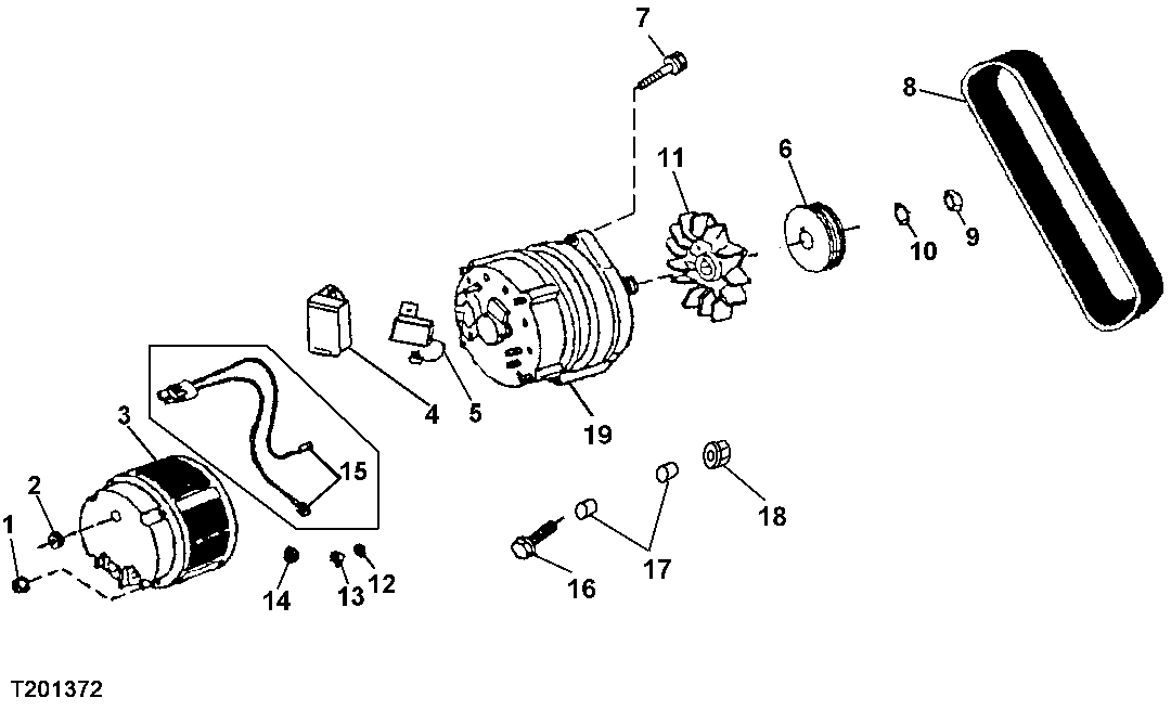 Alternator, Voltage Regulator & Alternator Belt (65A, 95A, 120A)