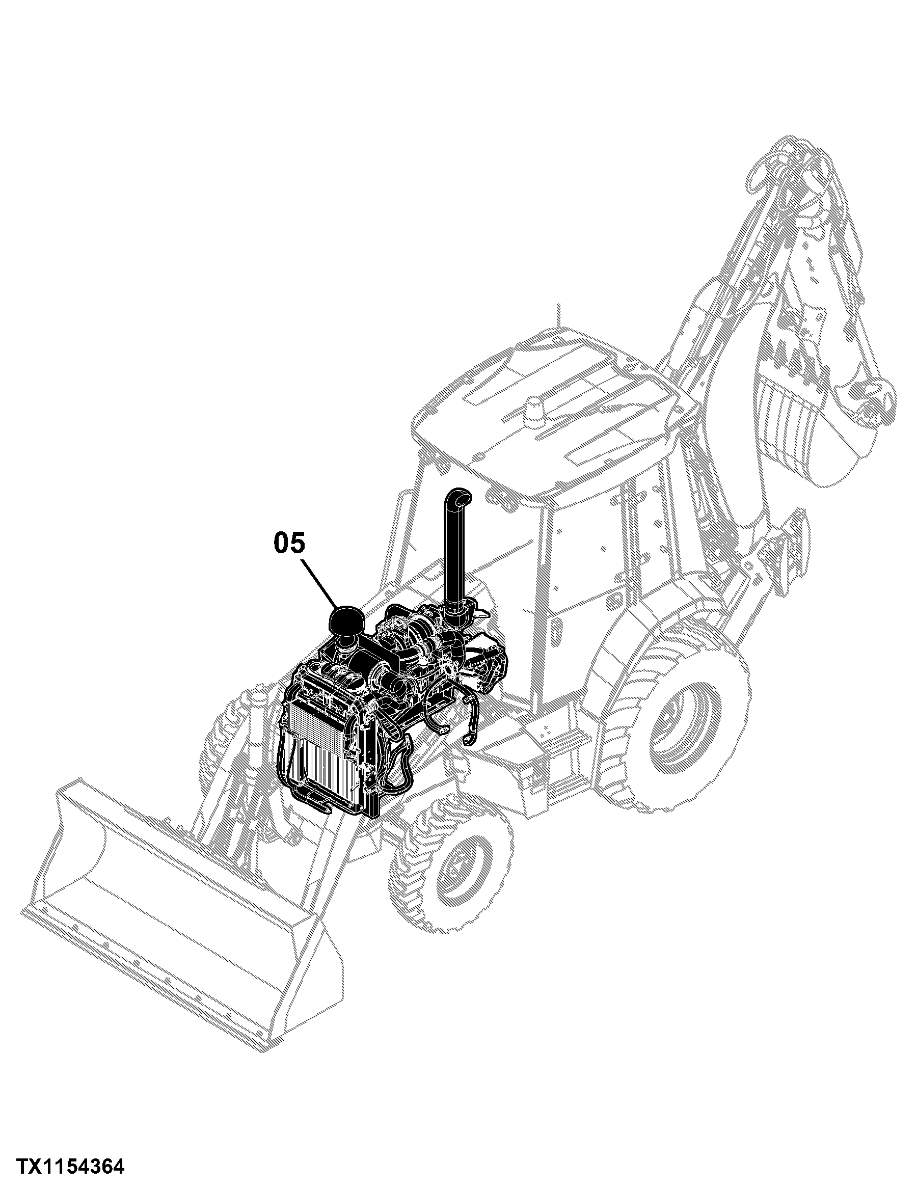 410K TC (TMC) Backhoe Loader (Engine 4045HT063, 4045HT073)(PIN: 1T0410TK_ _E219607 - E268557)