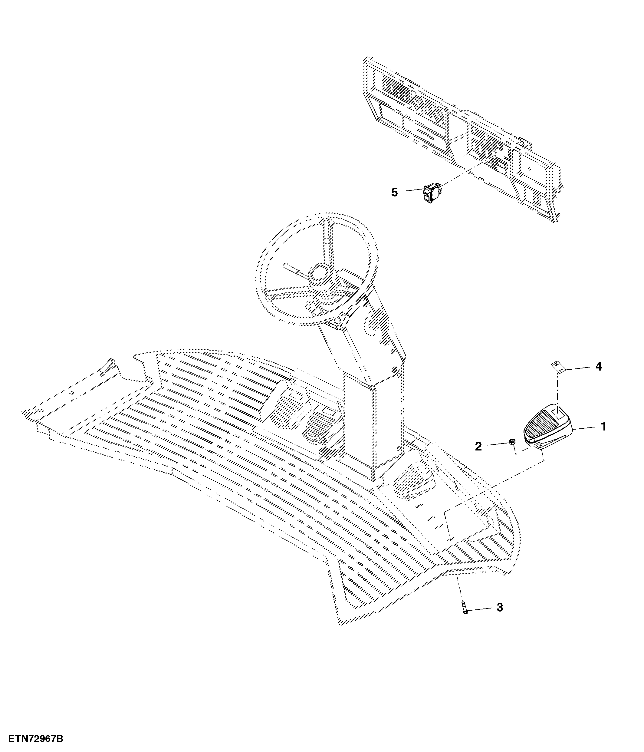 Ground Drive High/Low Switch (Track)