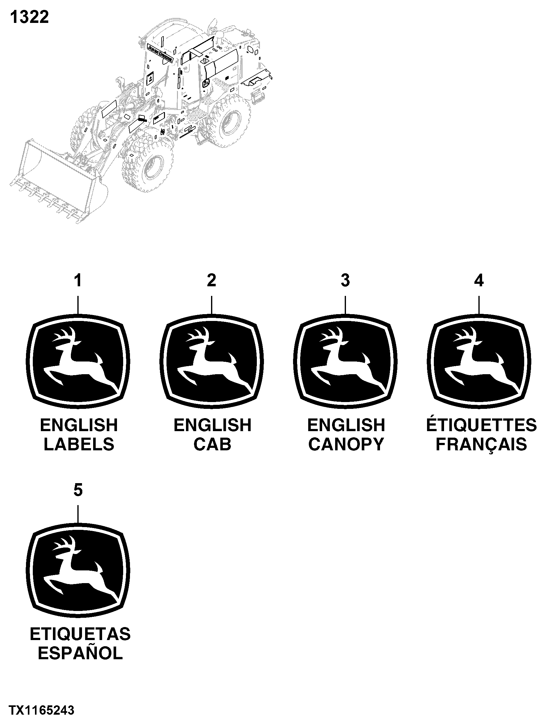 1322 Labels & Trademarks